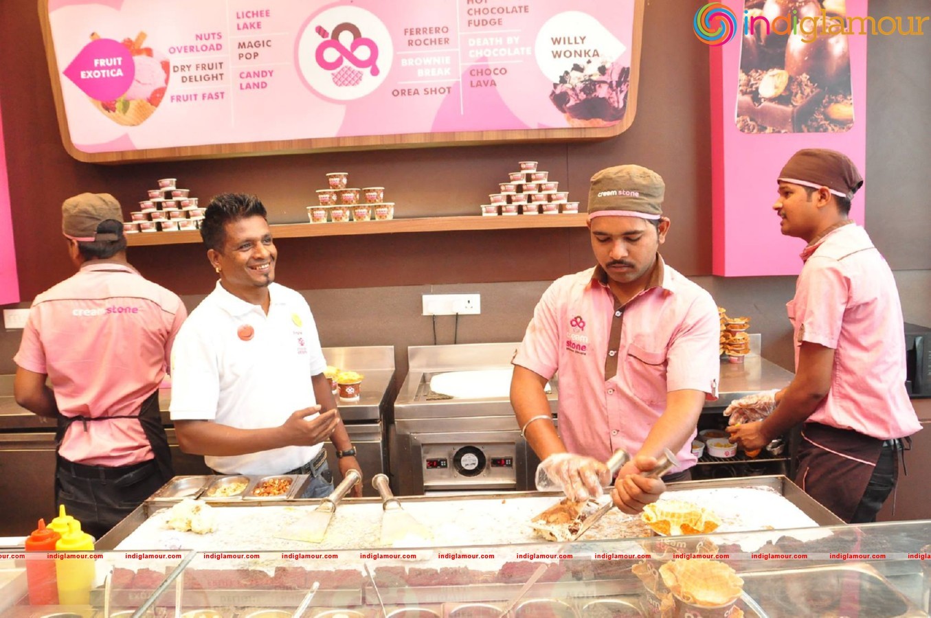 Azhar team at Cream And Stone Event hd photo