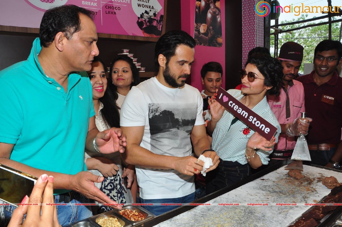 Azhar team at Cream And Stone Event hd photo