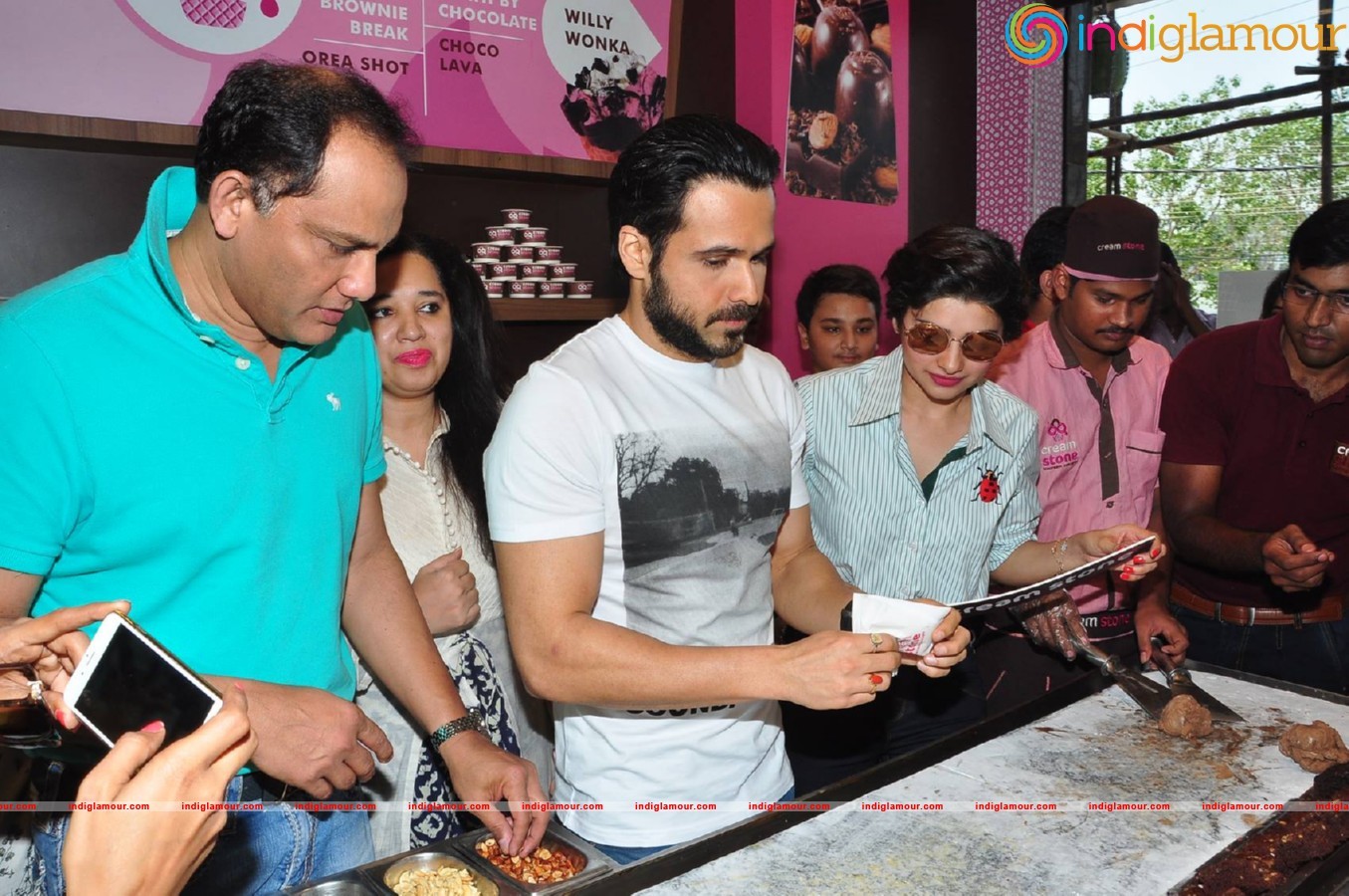 Azhar team at Cream And Stone Event hd photo