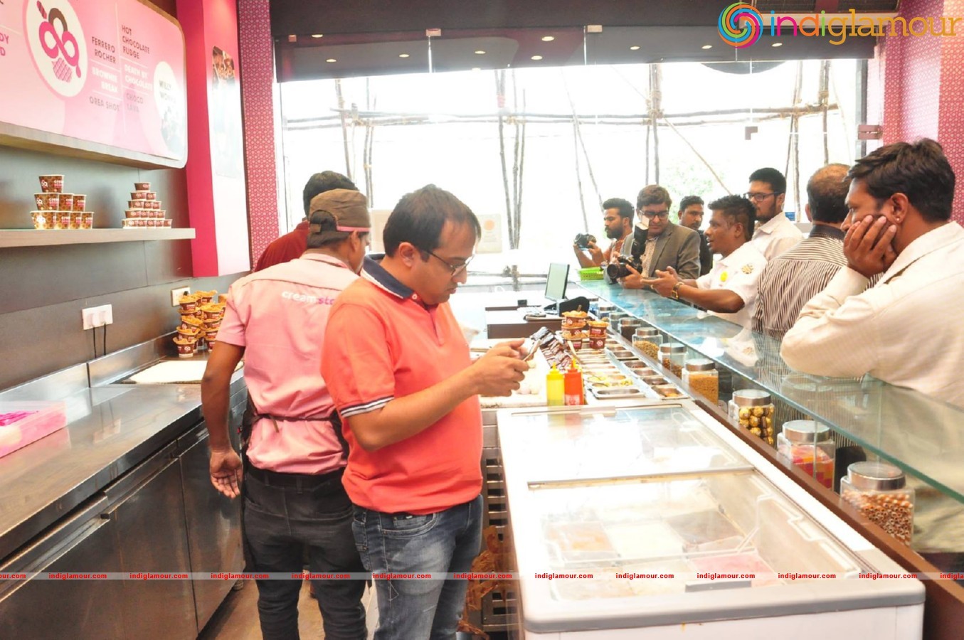 Azhar team at Cream And Stone Event hd photo