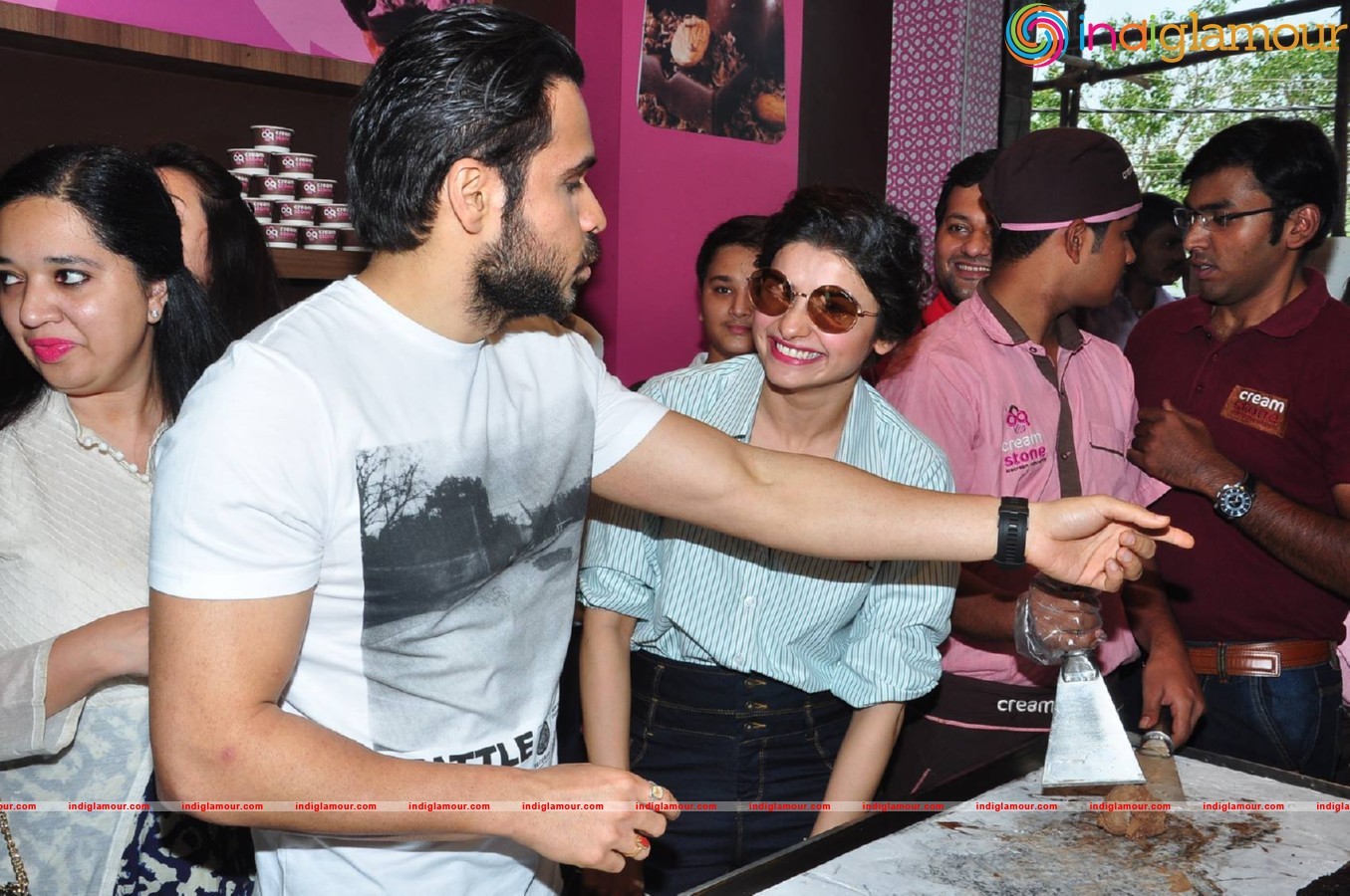 Azhar team at Cream And Stone Event hd photo
