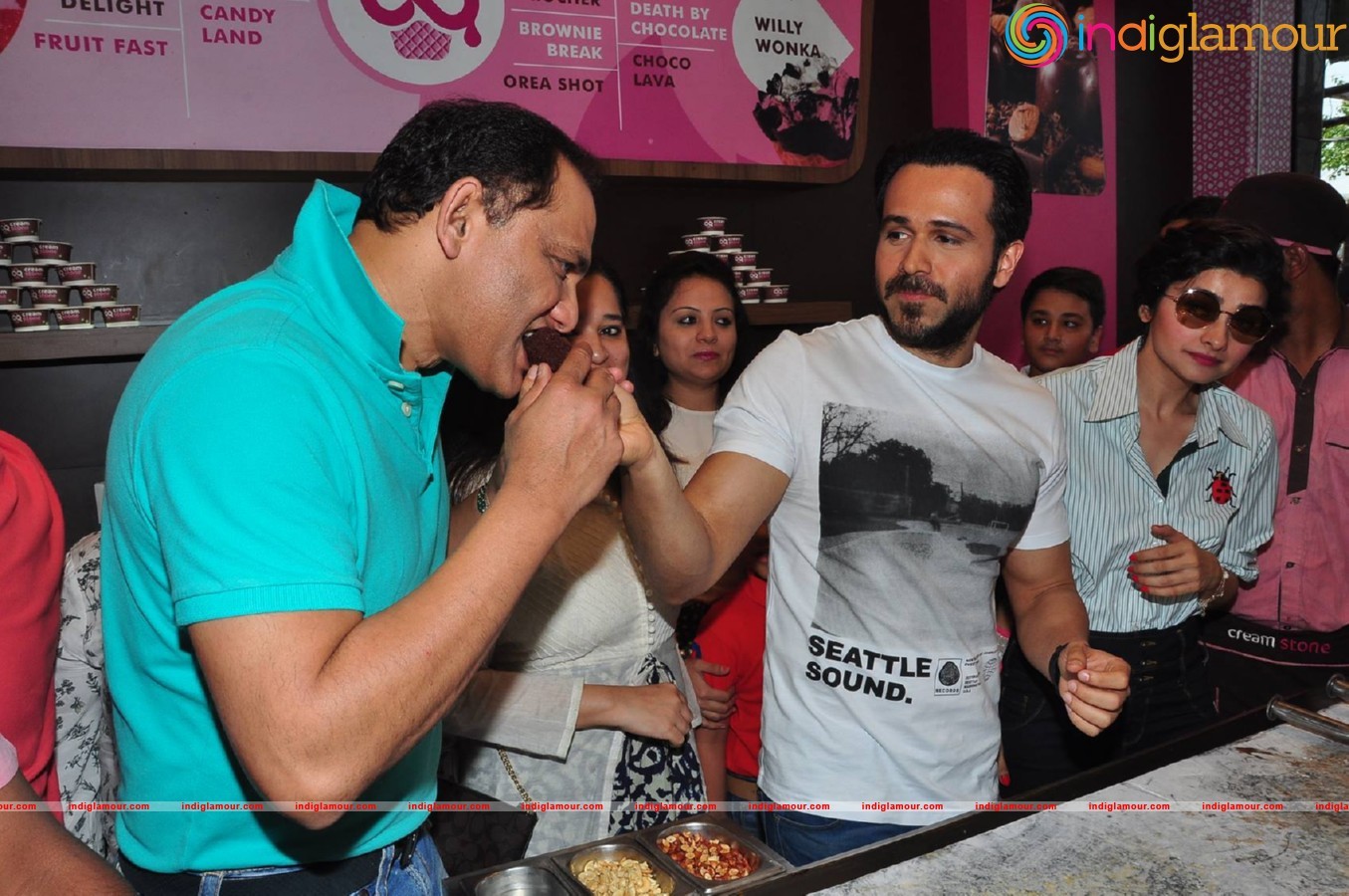 Azhar team at Cream And Stone Event hd photo