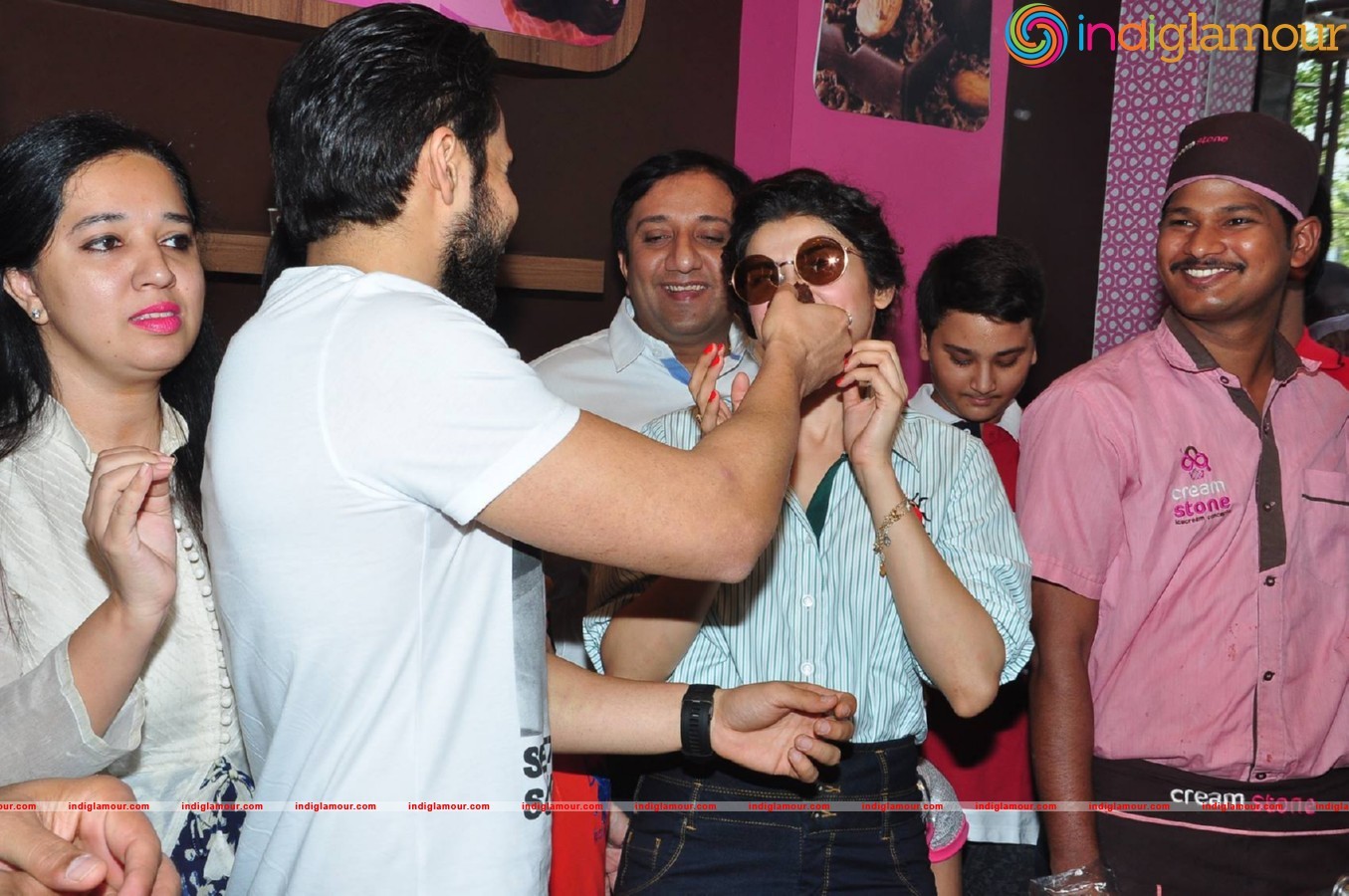 Azhar team at Cream And Stone Event hd photo
