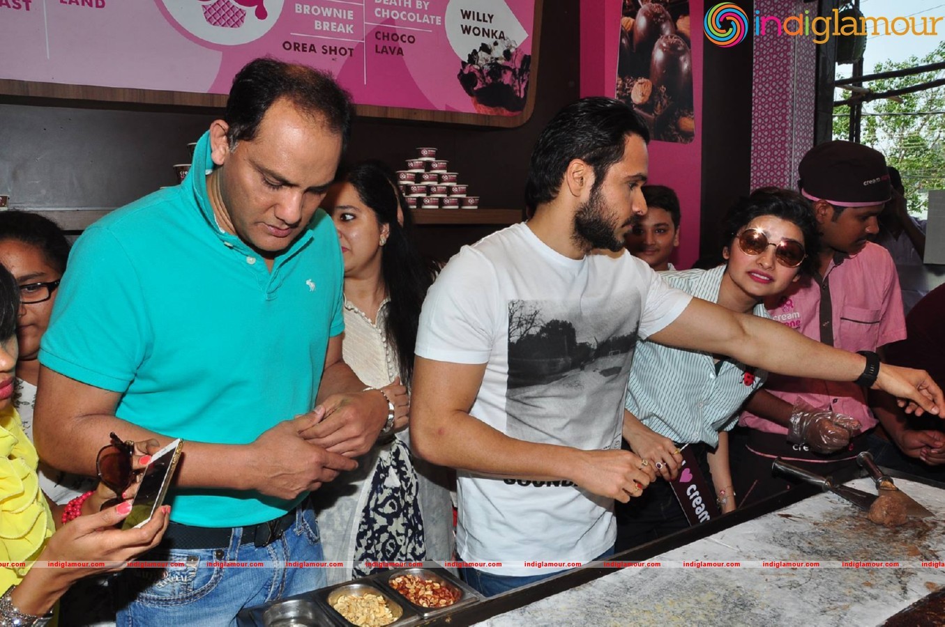 Azhar team at Cream And Stone Event hd photo
