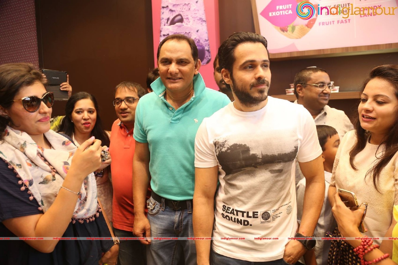 Azhar team at Cream And Stone Event hd photo