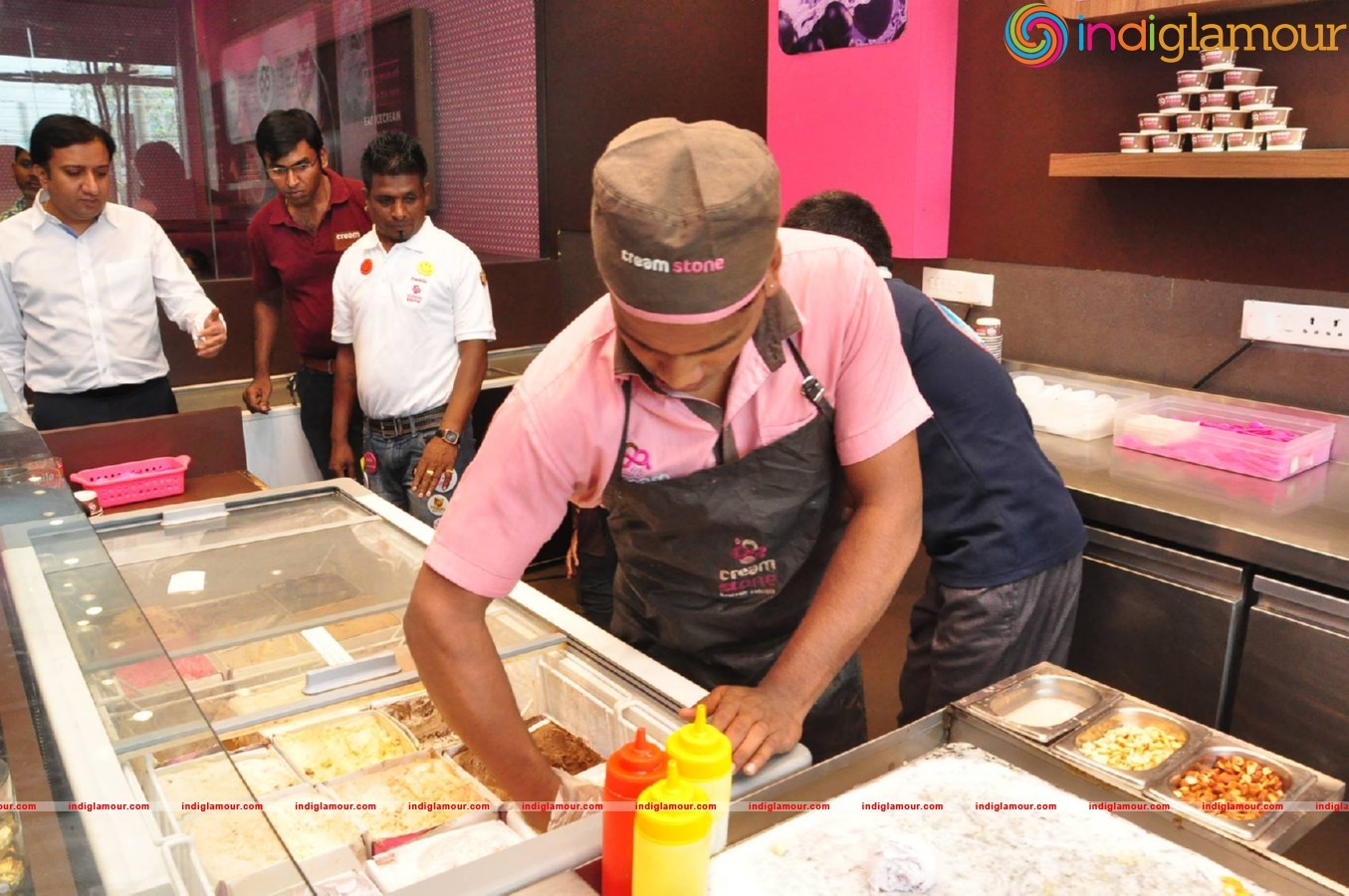 Azhar team at Cream And Stone Event hd photo