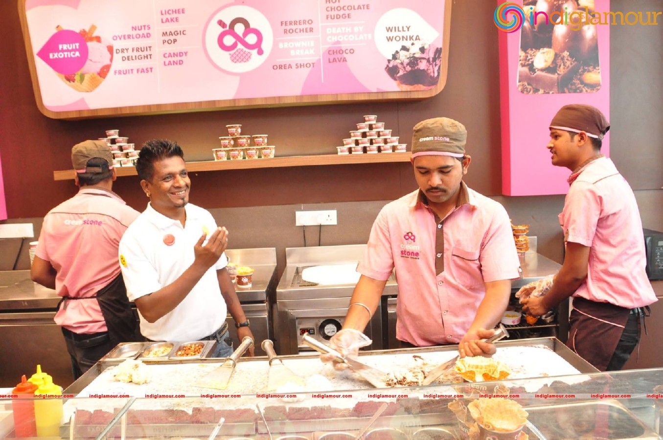 Azhar team at Cream And Stone Event hd photo