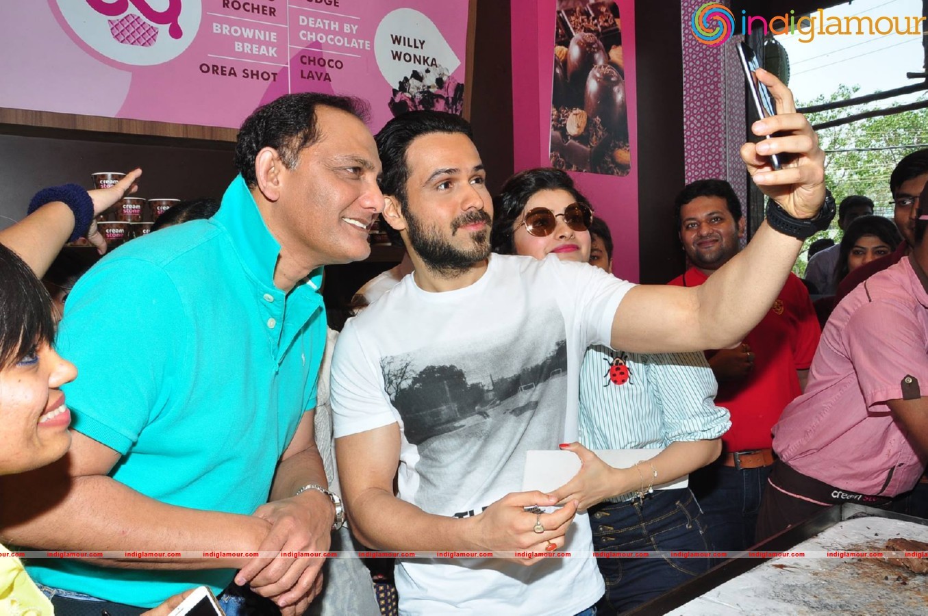 Azhar team at Cream And Stone Event hd photo