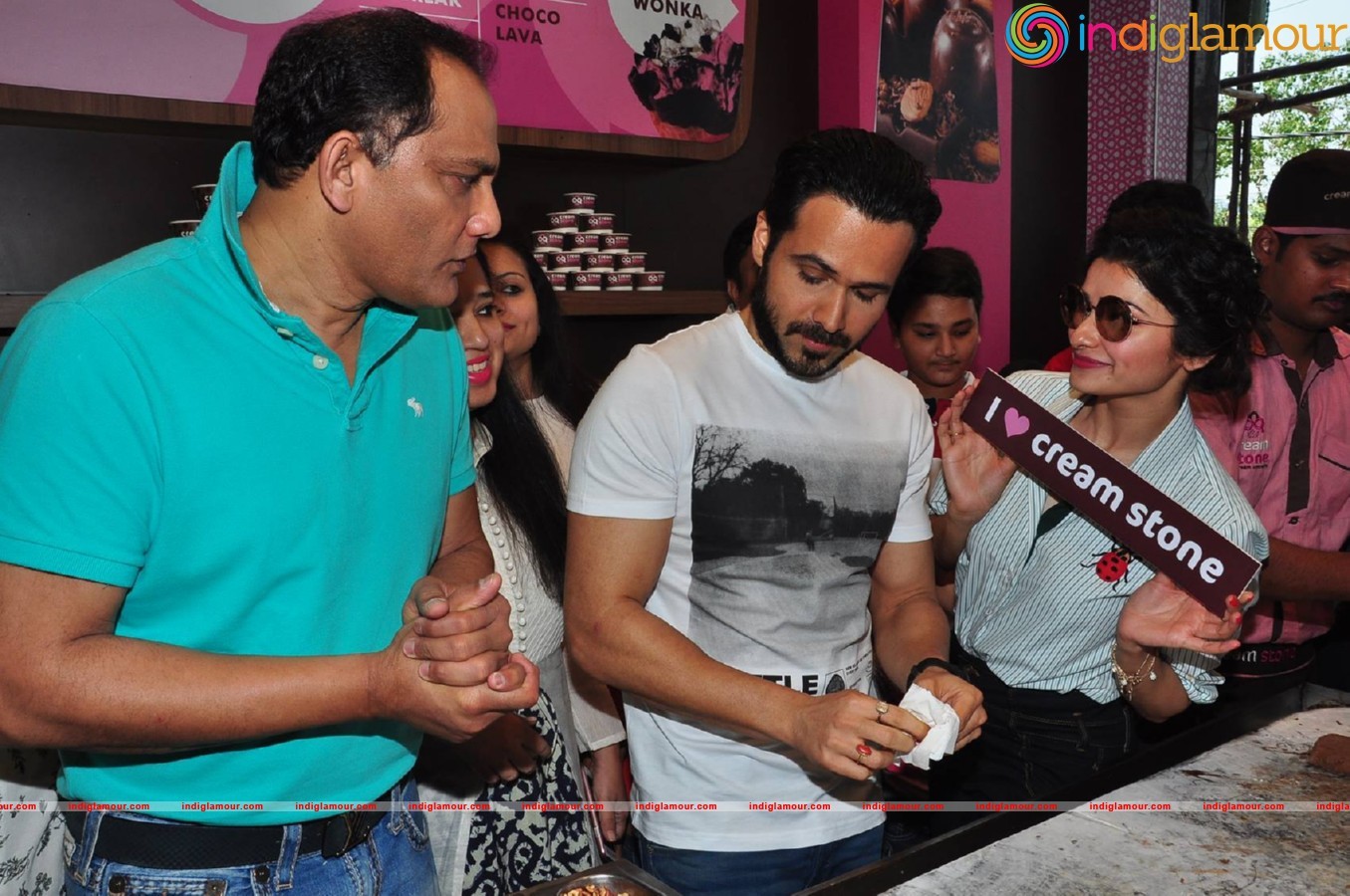 Azhar team at Cream And Stone Event hd photo