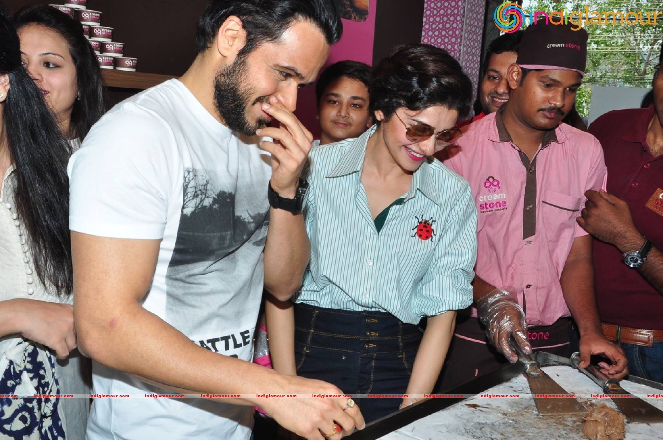 Azhar team at Cream And Stone Event hd photo
