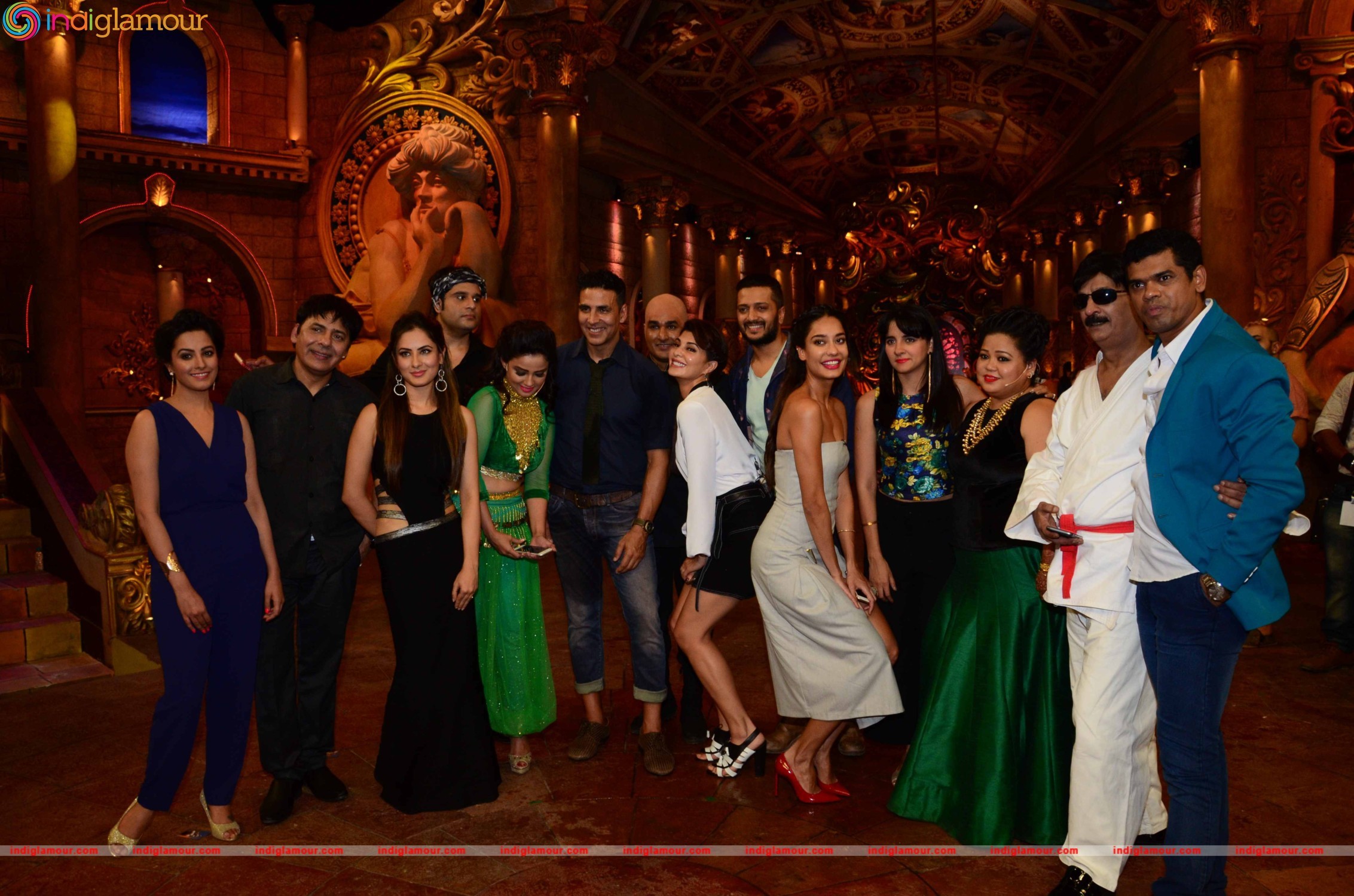 Team of Housefull 3 on the Sets of Comedy Nights Bachao Event hd photo