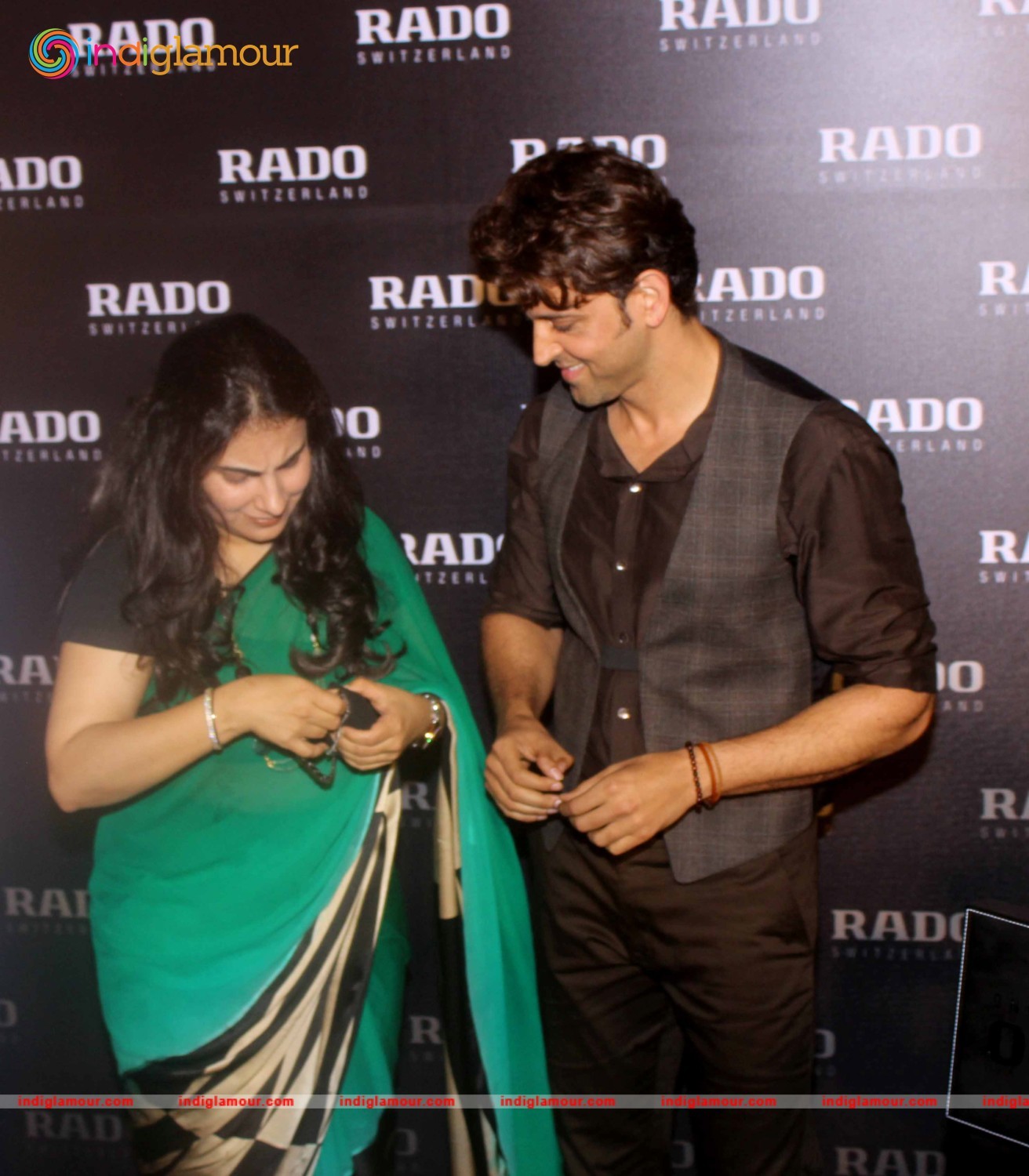 Hrithik Roshan Unveils Rado Brown High Tech Ceramic Collection Event hd photo
