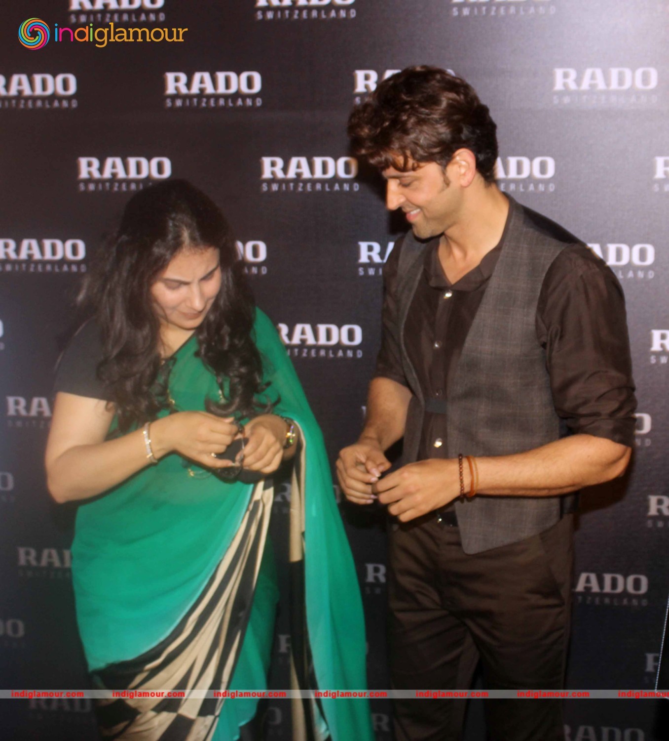 Hrithik Roshan Unveils Rado Brown High Tech Ceramic Collection Event hd photo