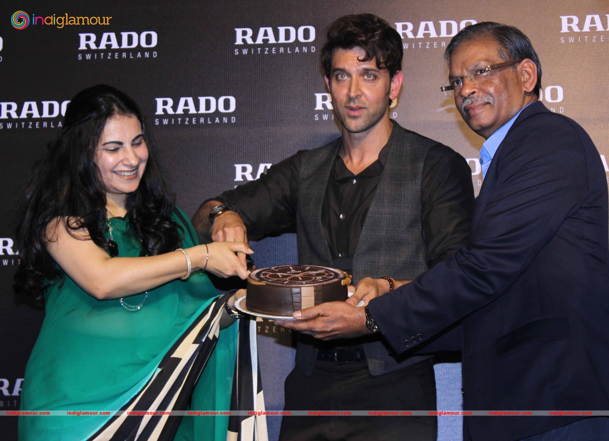 Hrithik Roshan Unveils Rado Brown High Tech Ceramic Collection Event hd photo