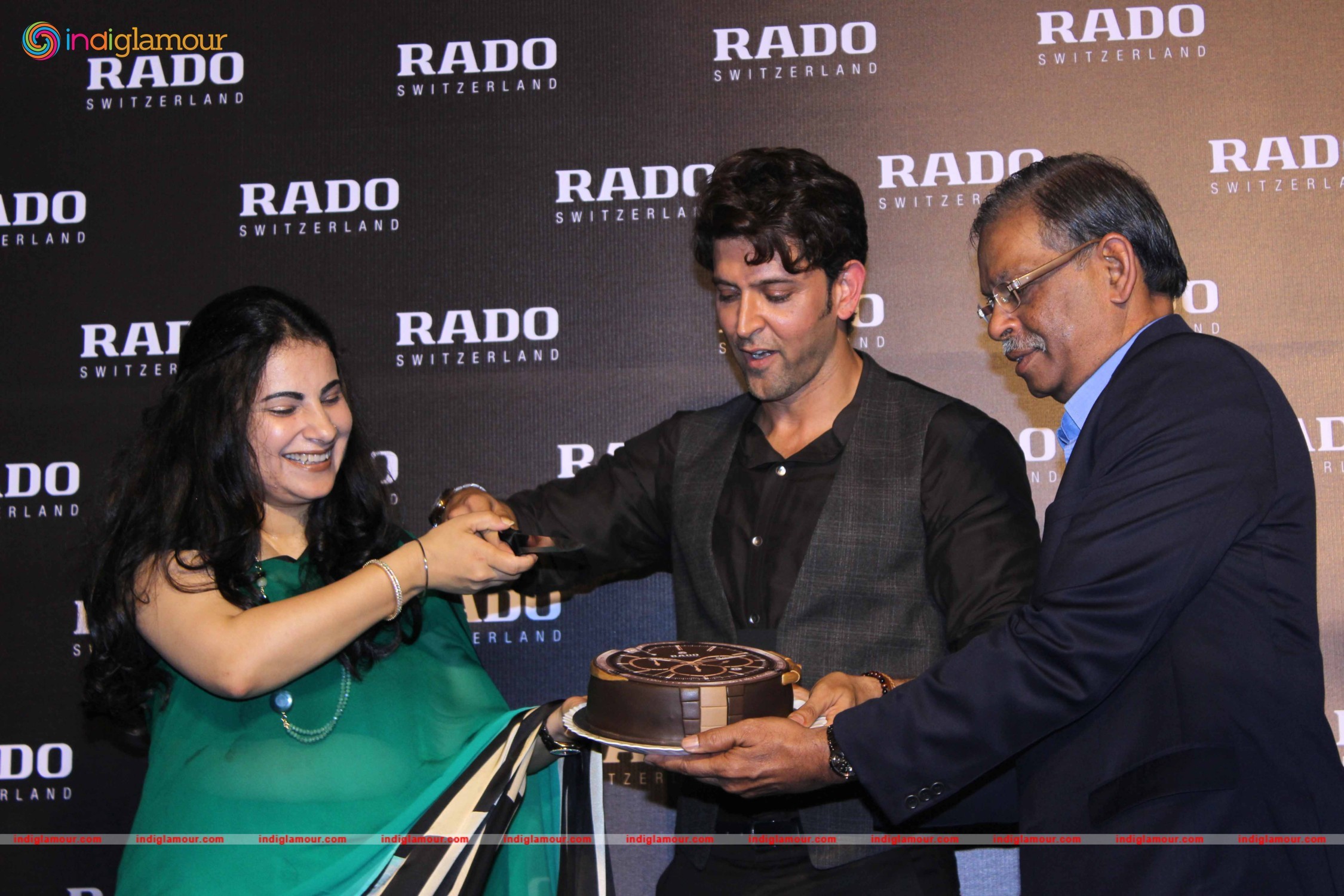Hrithik Roshan Unveils Rado Brown High Tech Ceramic Collection Event hd photo
