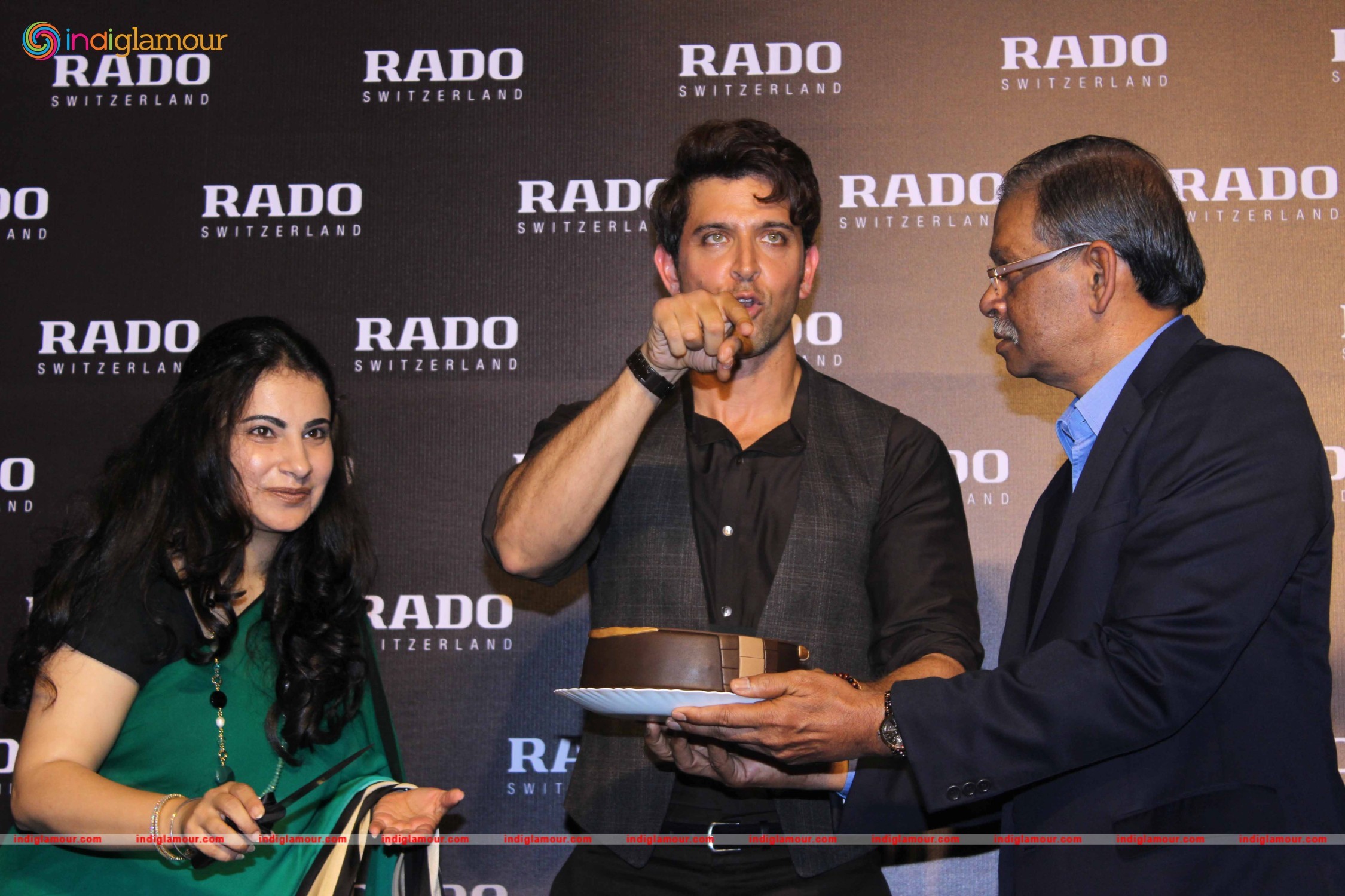 Hrithik Roshan Unveils Rado Brown High Tech Ceramic Collection Event hd photo