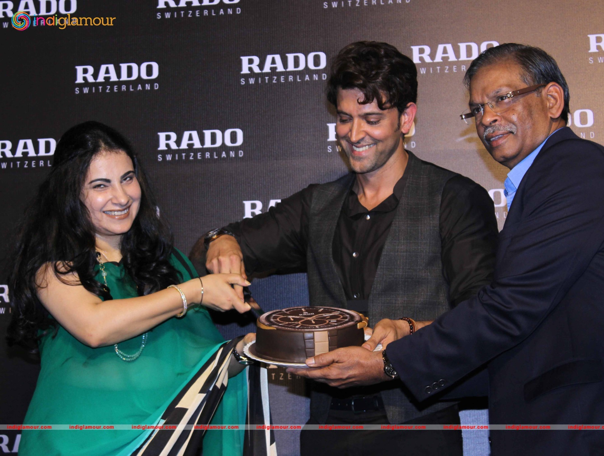 Hrithik Roshan Unveils Rado Brown High Tech Ceramic Collection Event hd photo