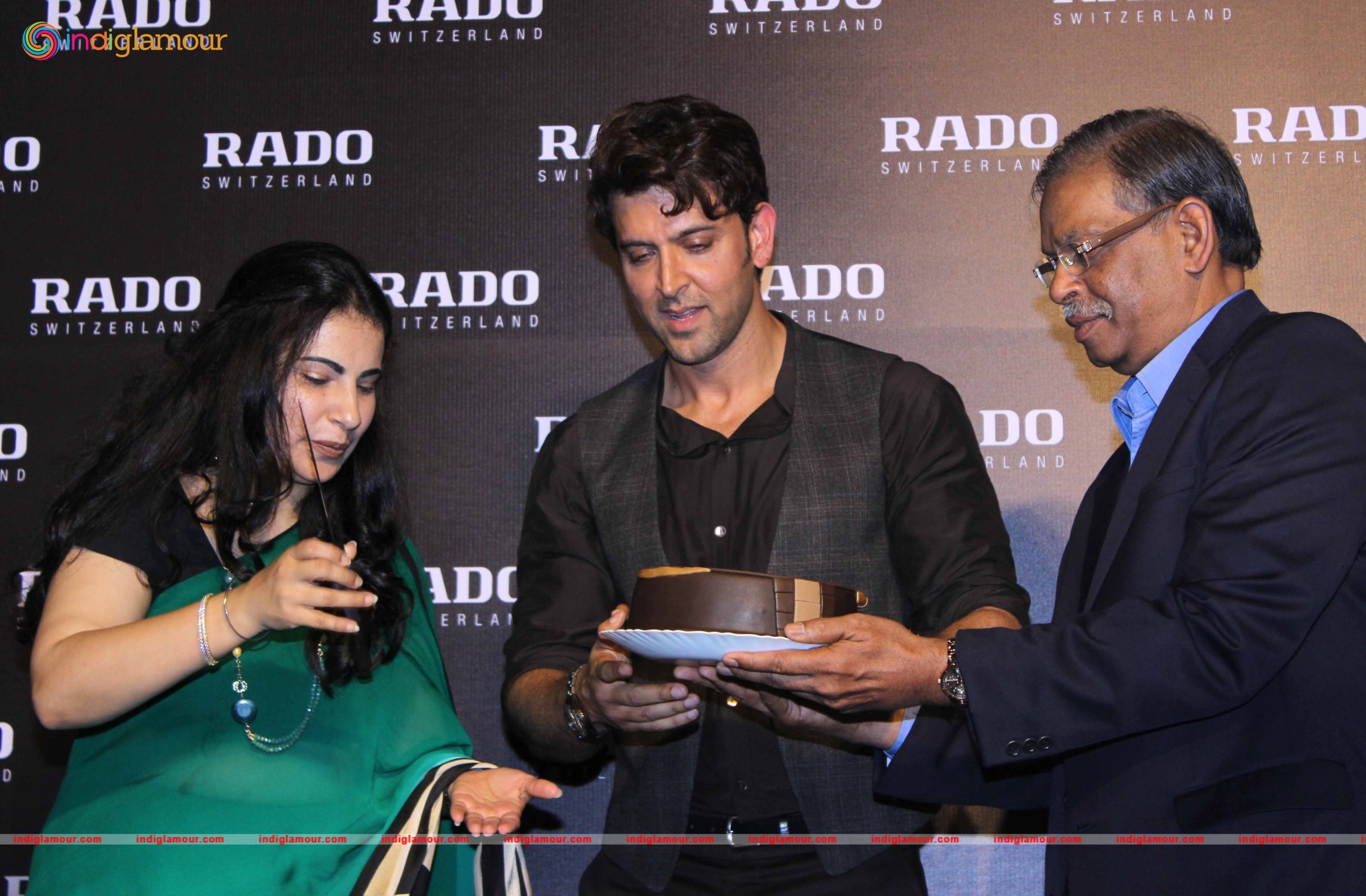 Hrithik Roshan Unveils Rado Brown High Tech Ceramic Collection Event hd photo