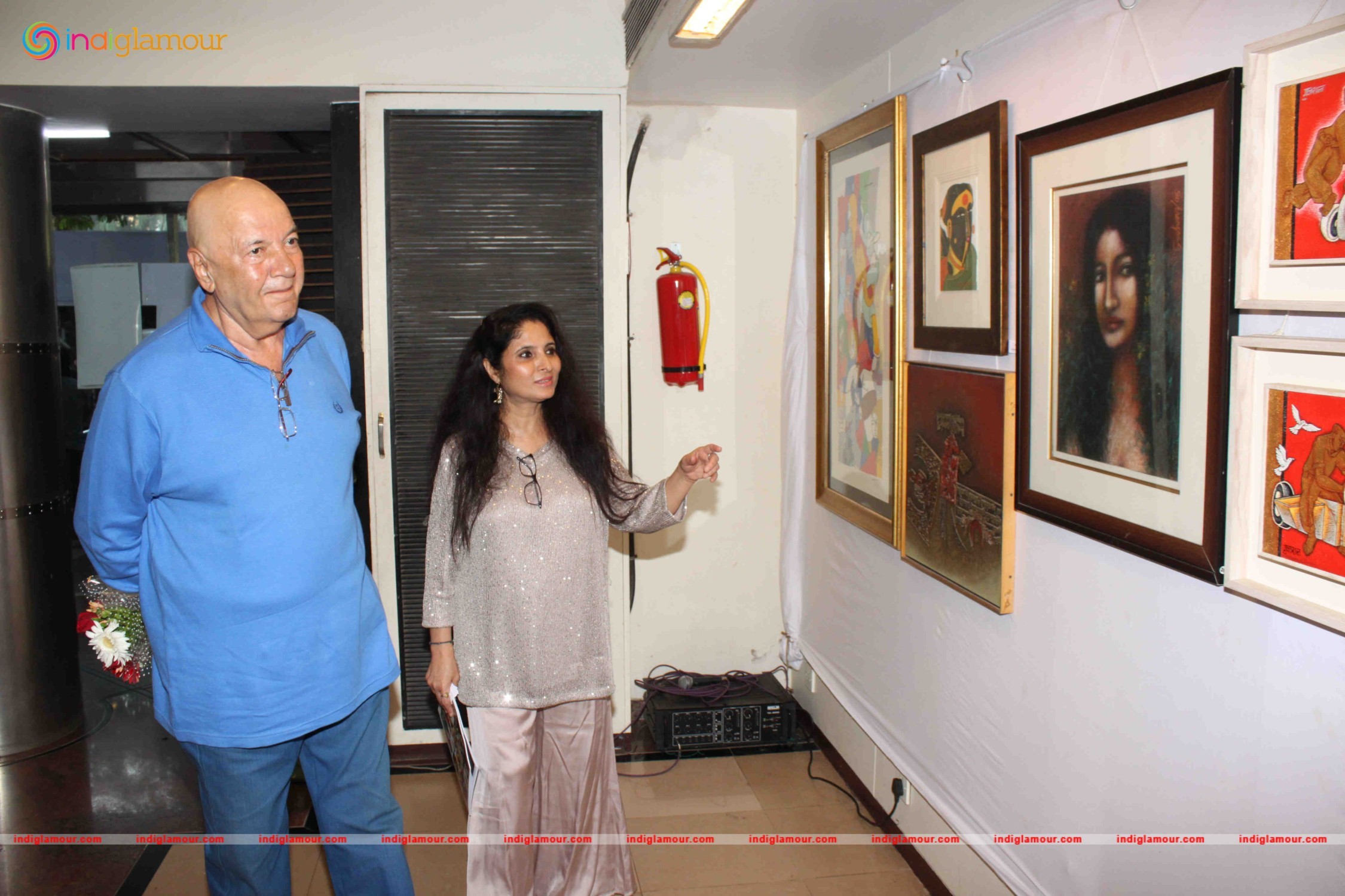 Prem Chopra Inaugurates Art Exhibition Event hd photo