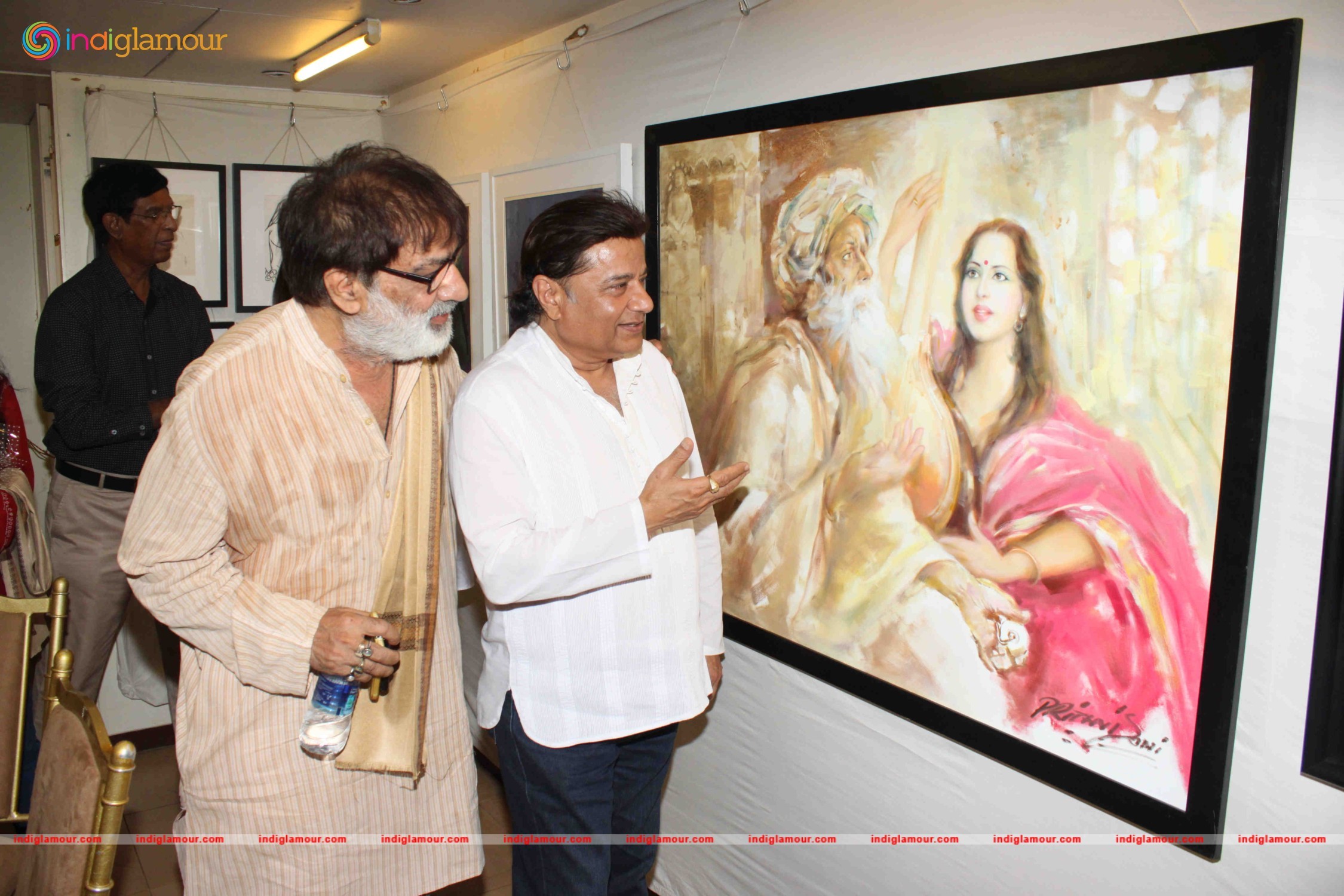 Prem Chopra Inaugurates Art Exhibition Event hd photo