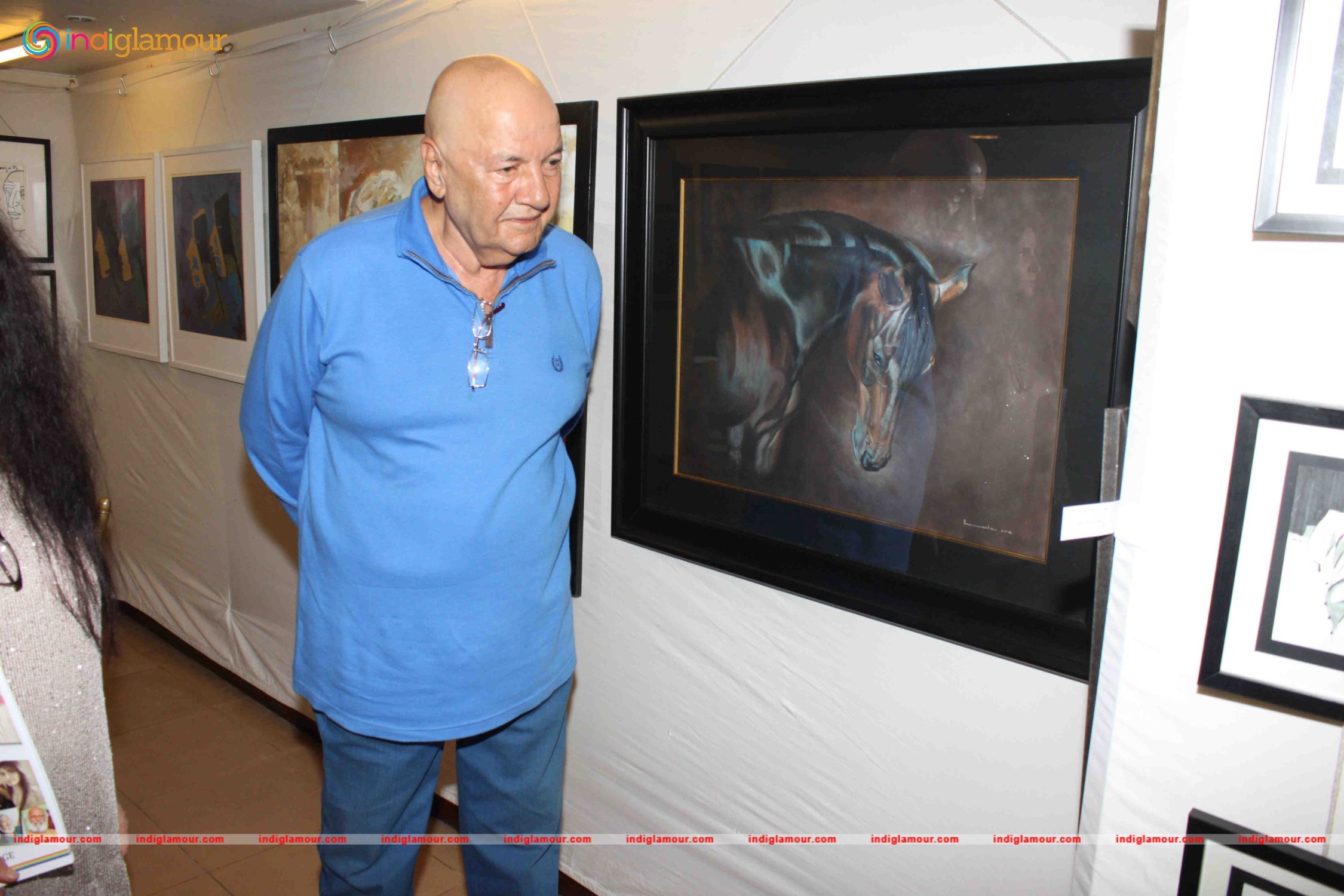 Prem Chopra Inaugurates Art Exhibition Event hd photo