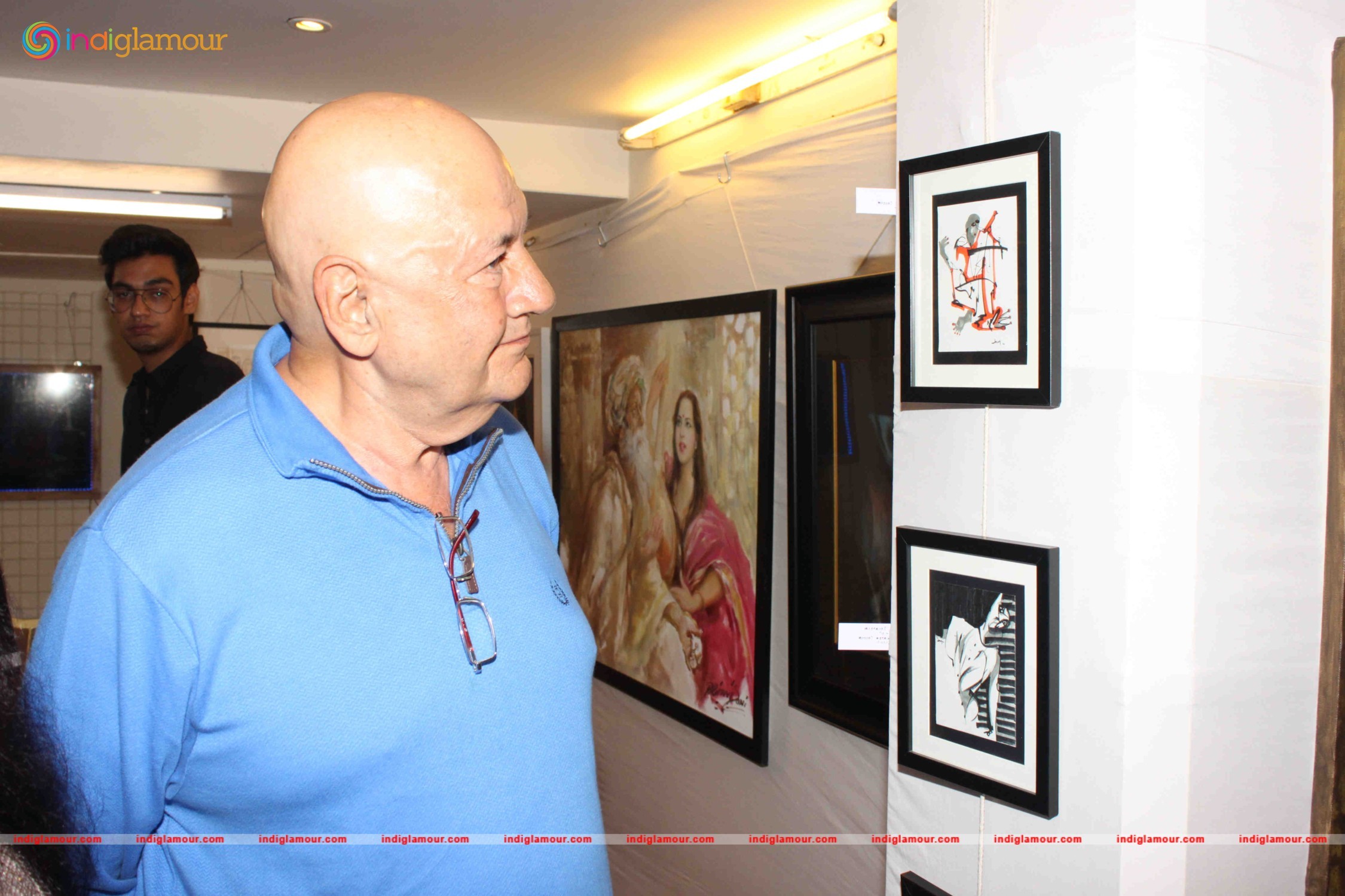 Prem Chopra Inaugurates Art Exhibition Event hd photo