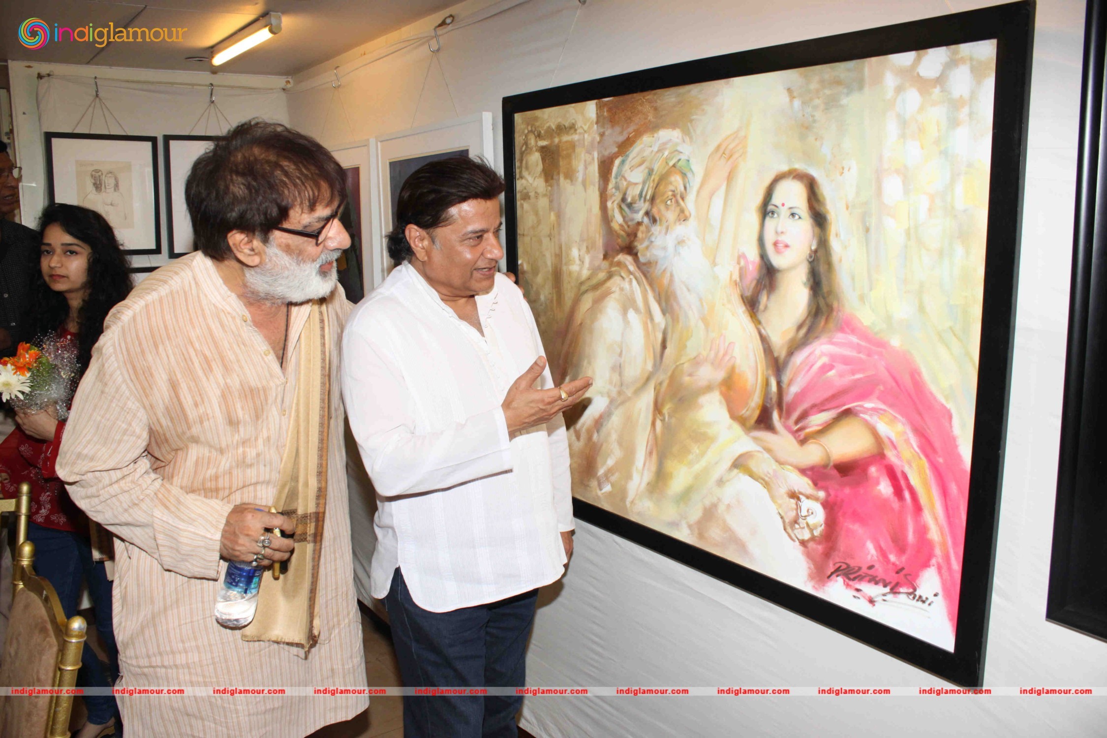 Prem Chopra Inaugurates Art Exhibition Event hd photo