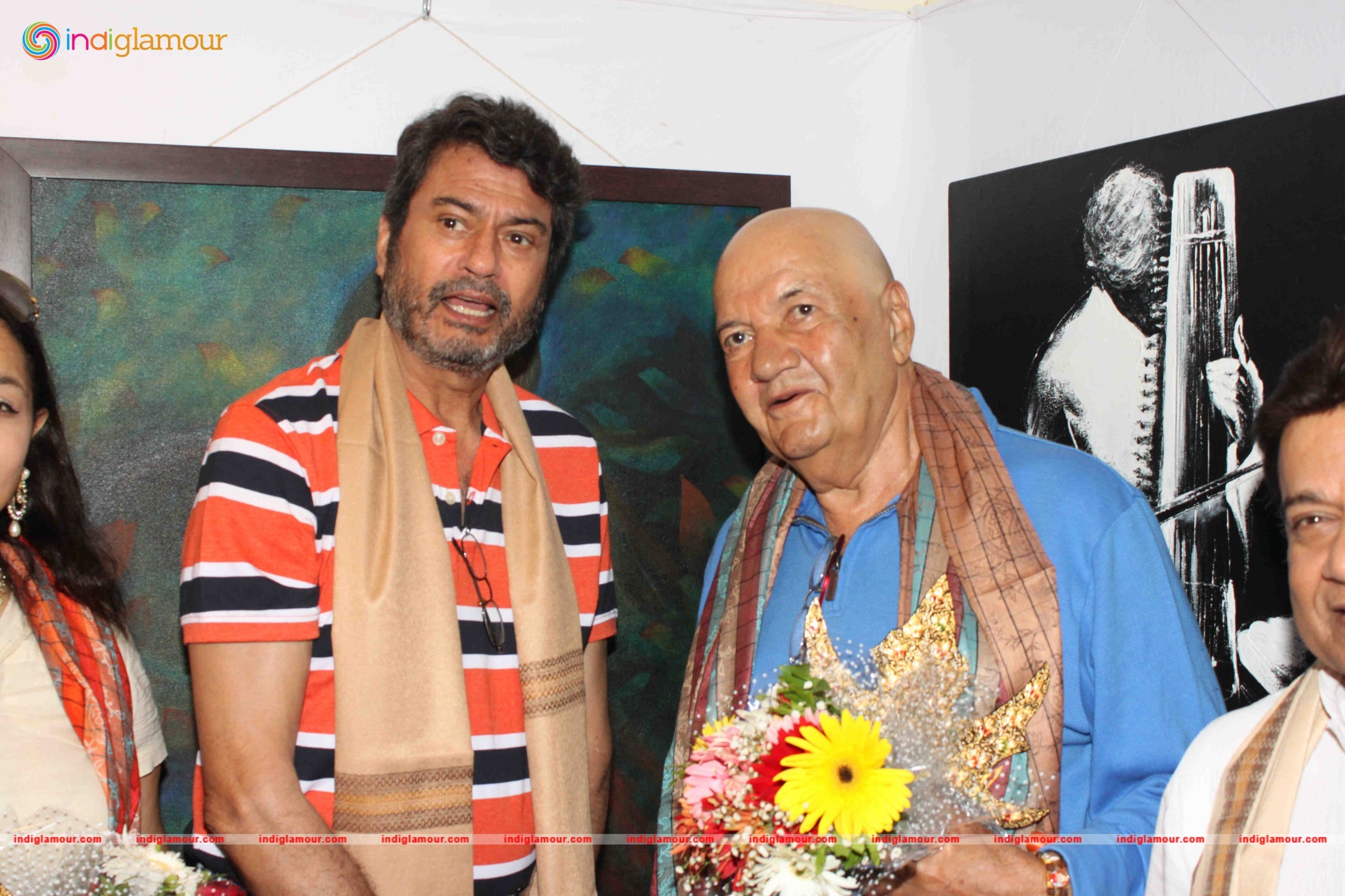 Prem Chopra Inaugurates Art Exhibition Event hd photo