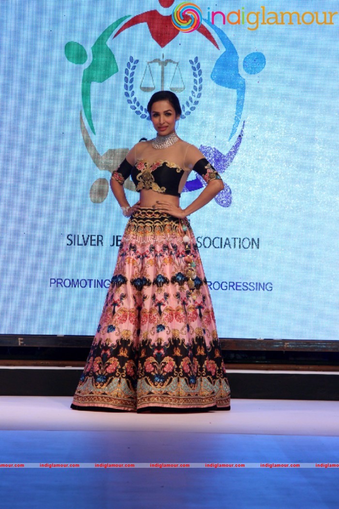 Malaika On Ramp For Archana Kochhar Ssja Silver Nite Fashion Show Event hd photo