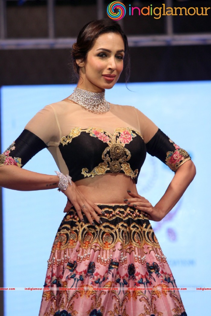 Malaika On Ramp For Archana Kochhar Ssja Silver Nite Fashion Show Event hd photo