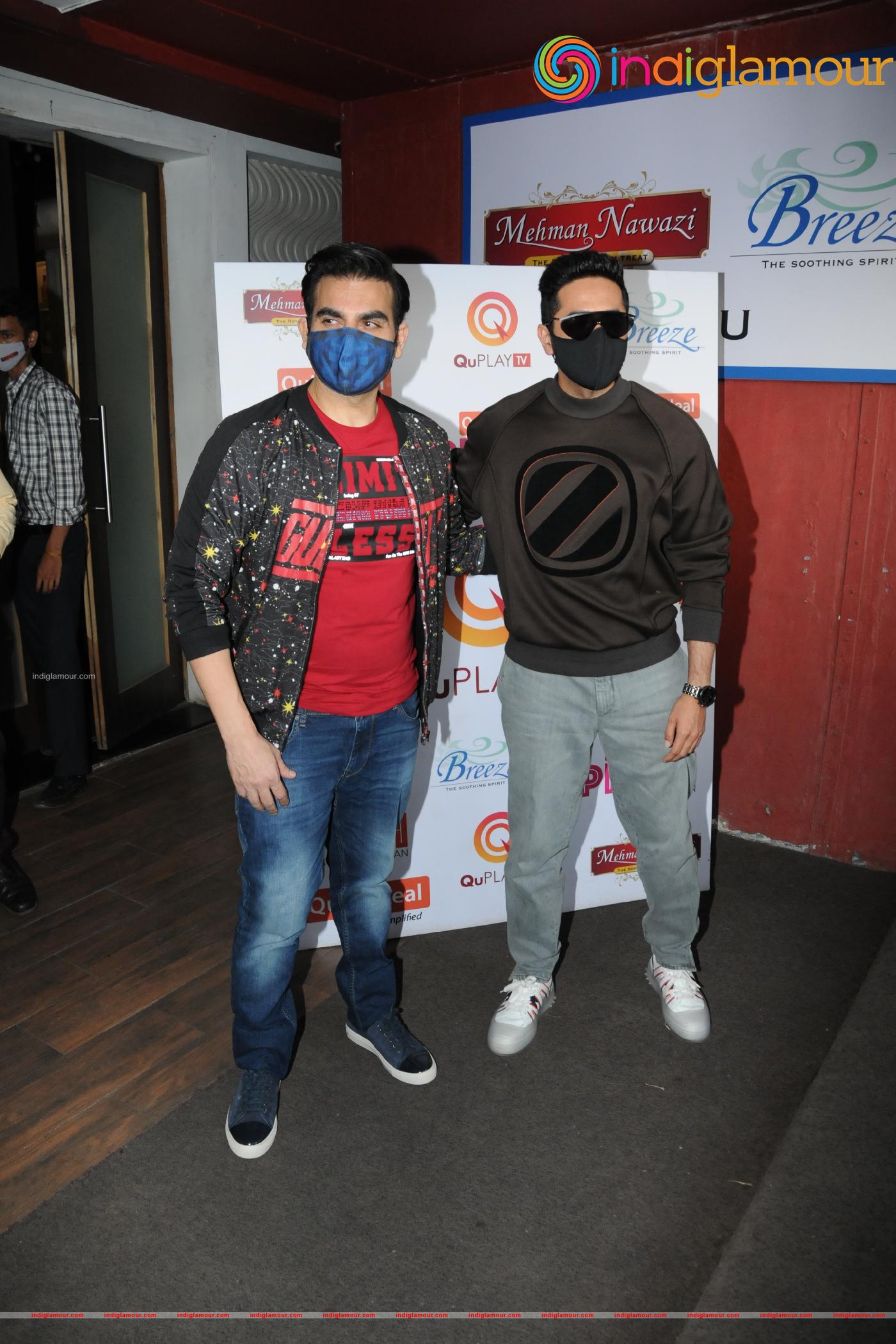 Arbaaz Khan and Ayushmann Khurrana Event hd photo