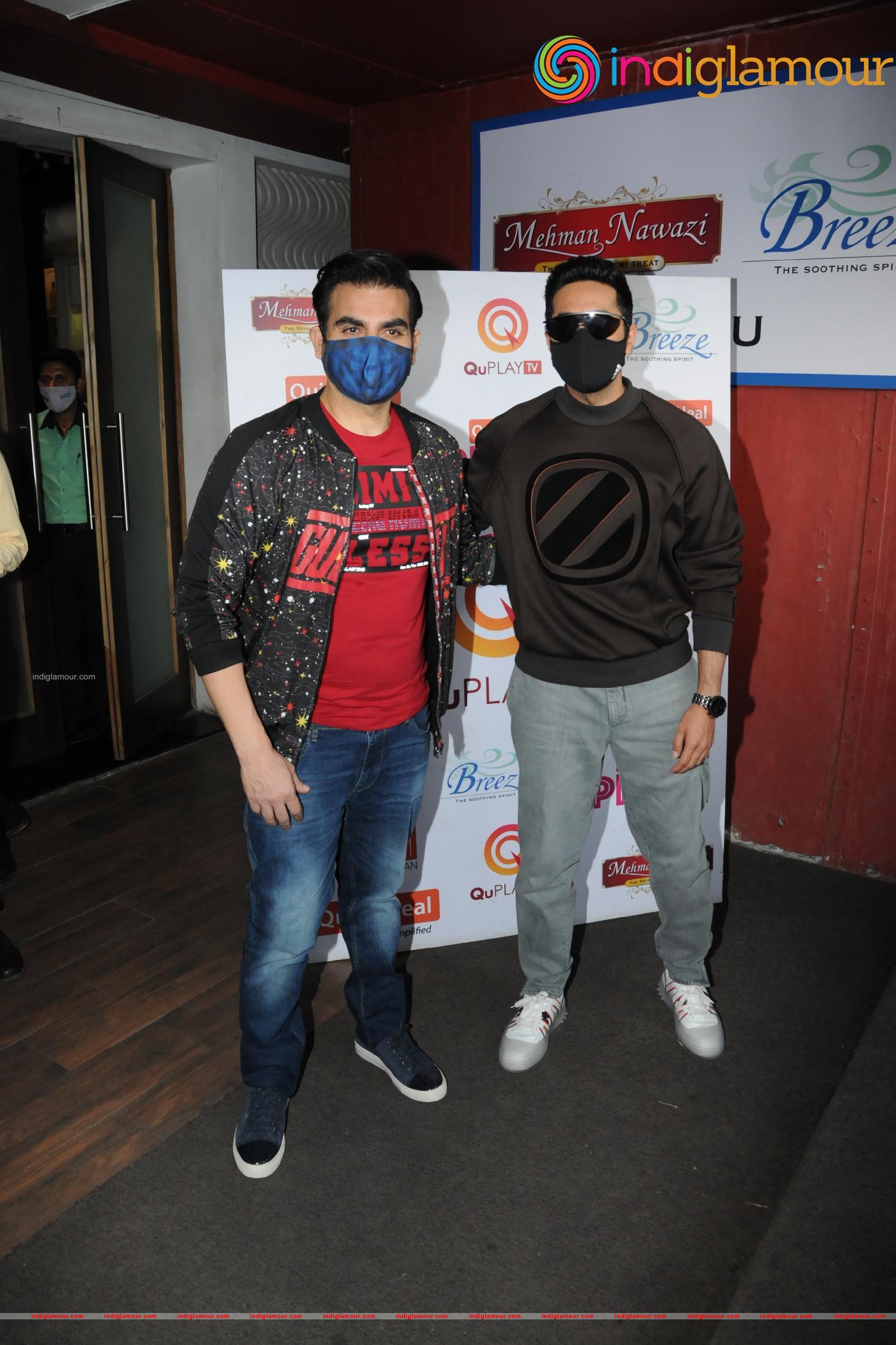 Arbaaz Khan and Ayushmann Khurrana Event hd photo