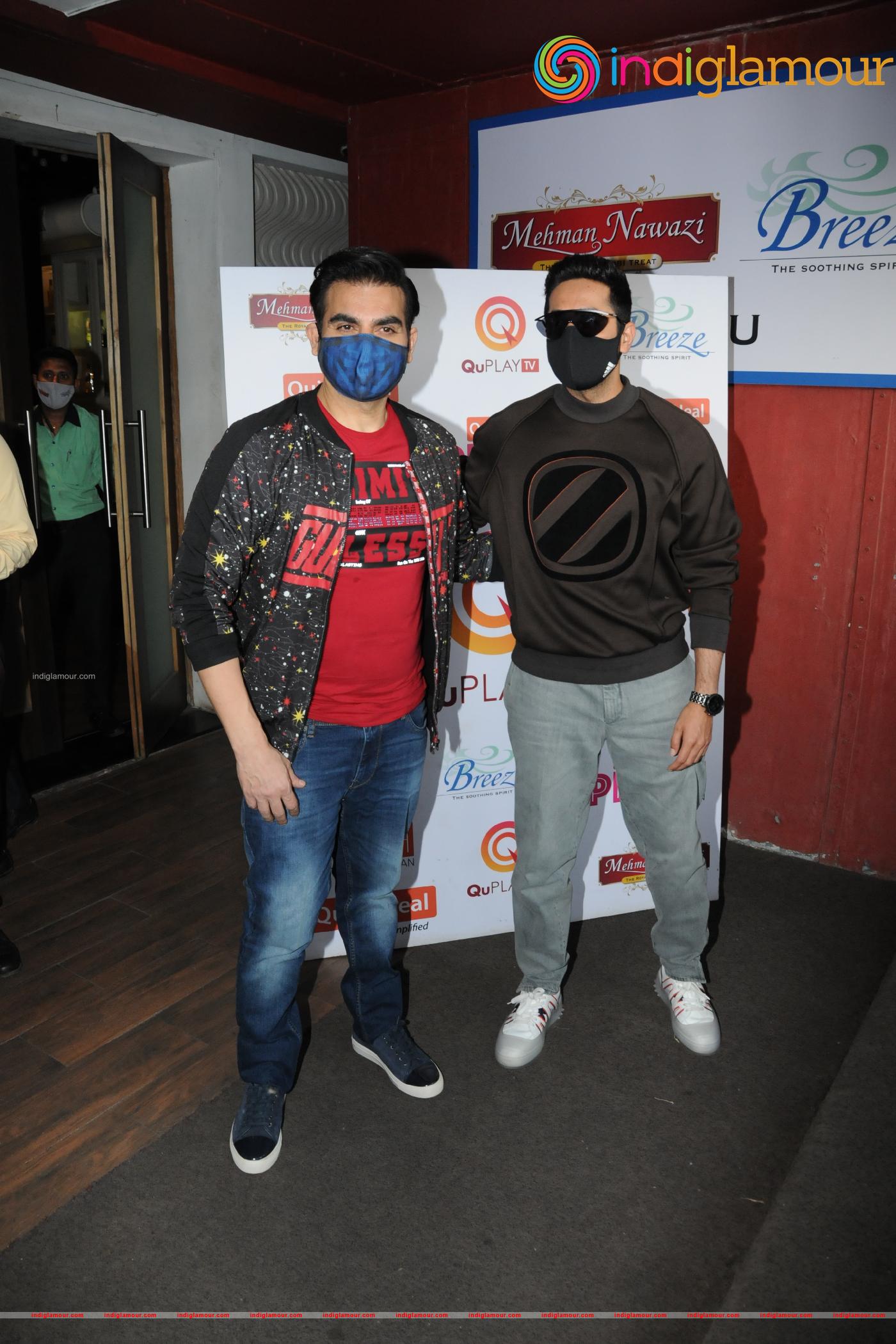 Arbaaz Khan and Ayushmann Khurrana Event hd photo