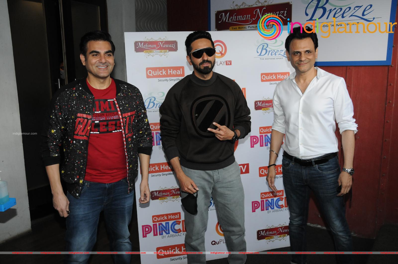 Arbaaz Khan and Ayushmann Khurrana Event hd photo
