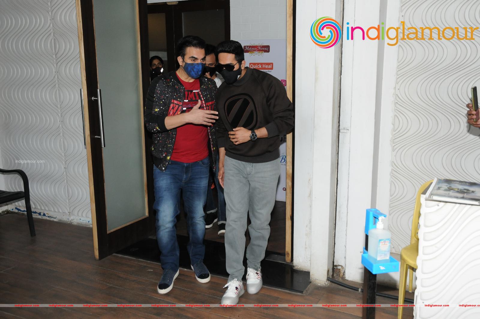 Arbaaz Khan and Ayushmann Khurrana Event hd photo