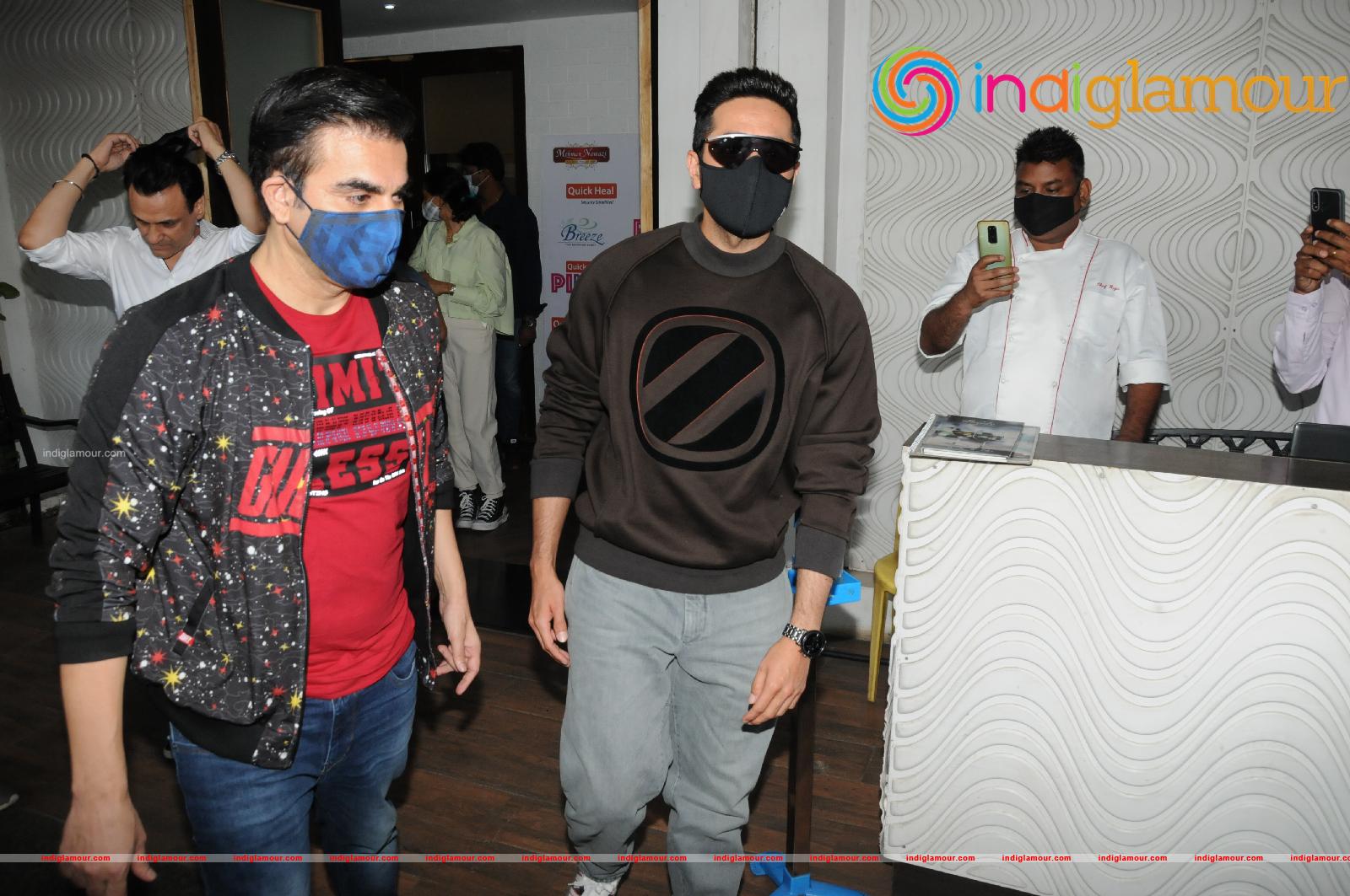 Arbaaz Khan and Ayushmann Khurrana Event hd photo
