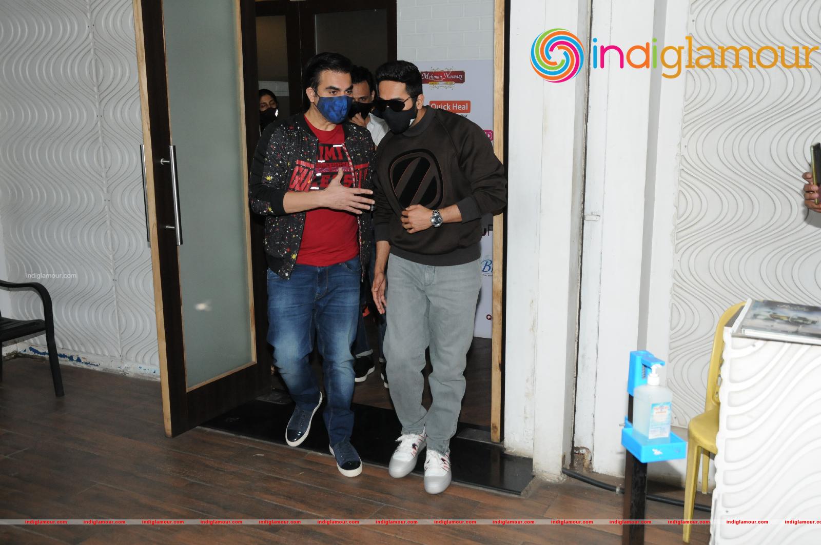 Arbaaz Khan and Ayushmann Khurrana Event hd photo