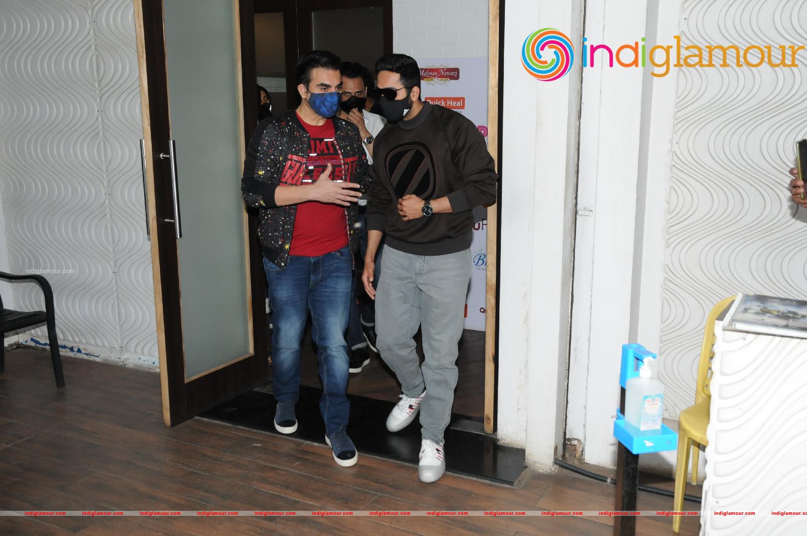 Arbaaz Khan and Ayushmann Khurrana Event hd photo