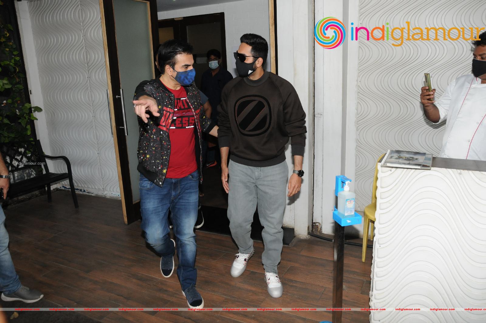 Arbaaz Khan and Ayushmann Khurrana Event hd photo