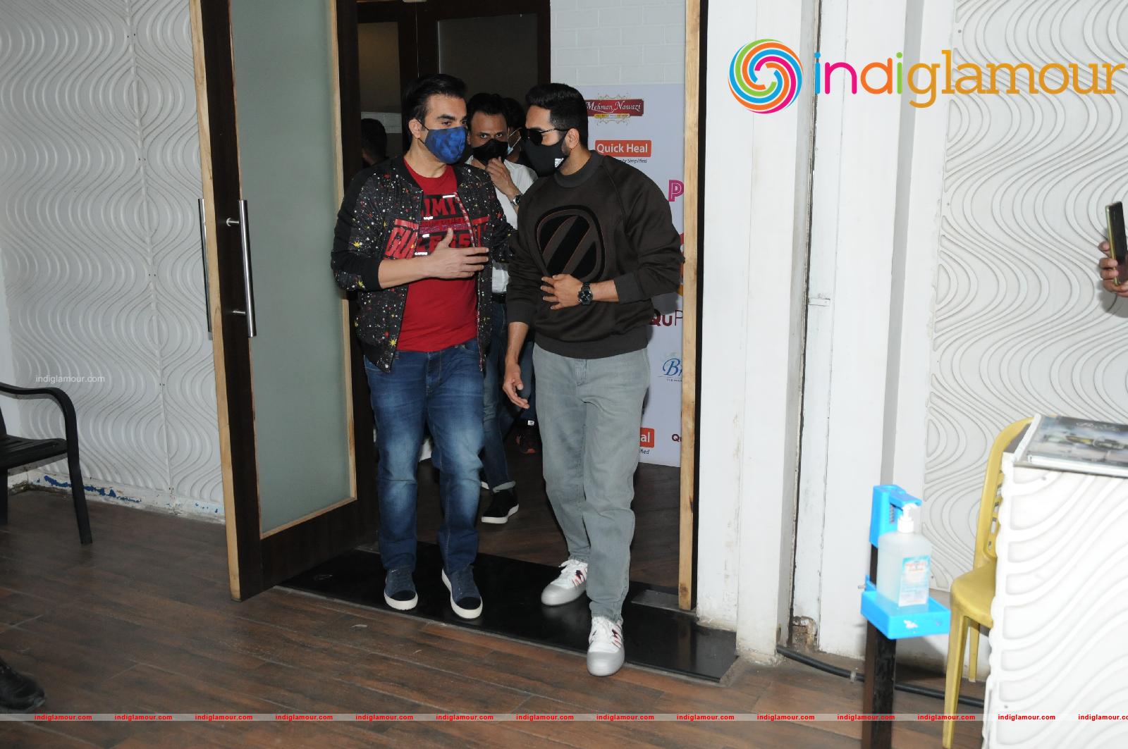Arbaaz Khan and Ayushmann Khurrana Event hd photo