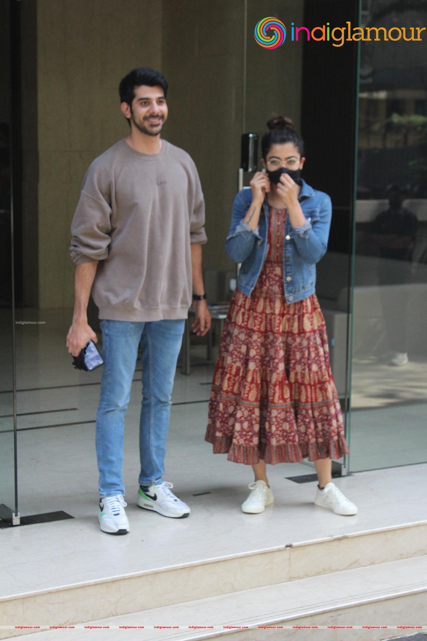 Rashmika Mandana and Pavail Gulati Event hd photo