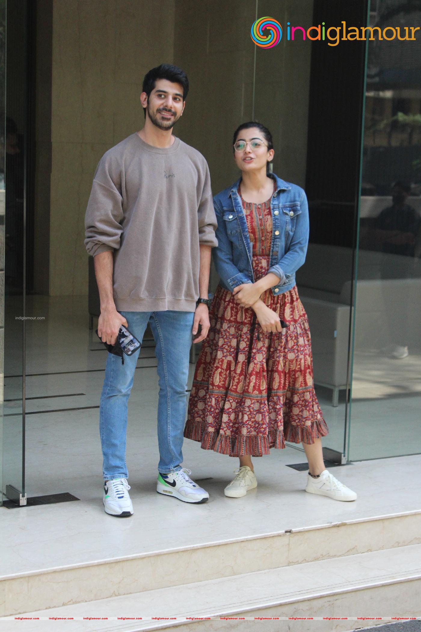Rashmika Mandana and Pavail Gulati Event hd photo