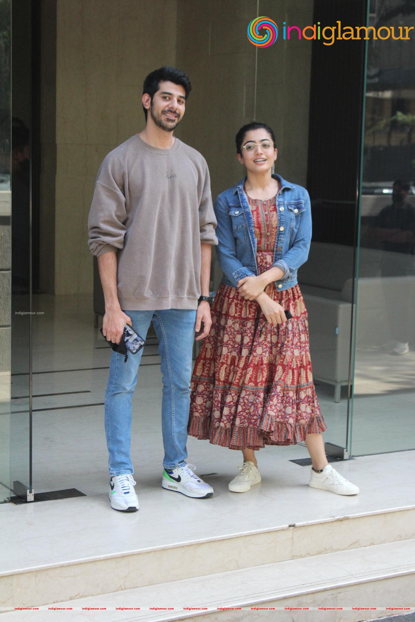 Rashmika Mandana and Pavail Gulati Event hd photo