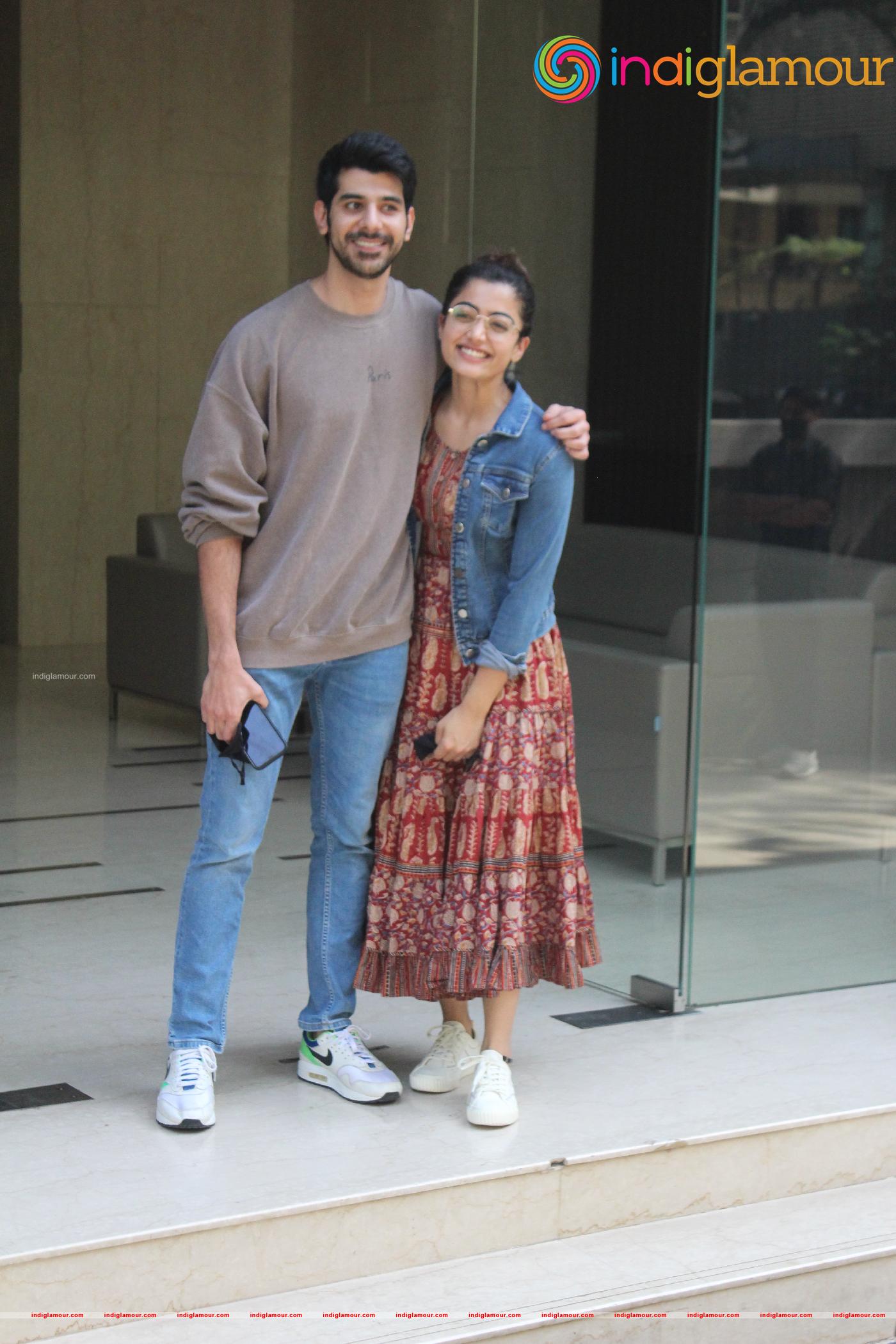 Rashmika Mandana and Pavail Gulati Event hd photo