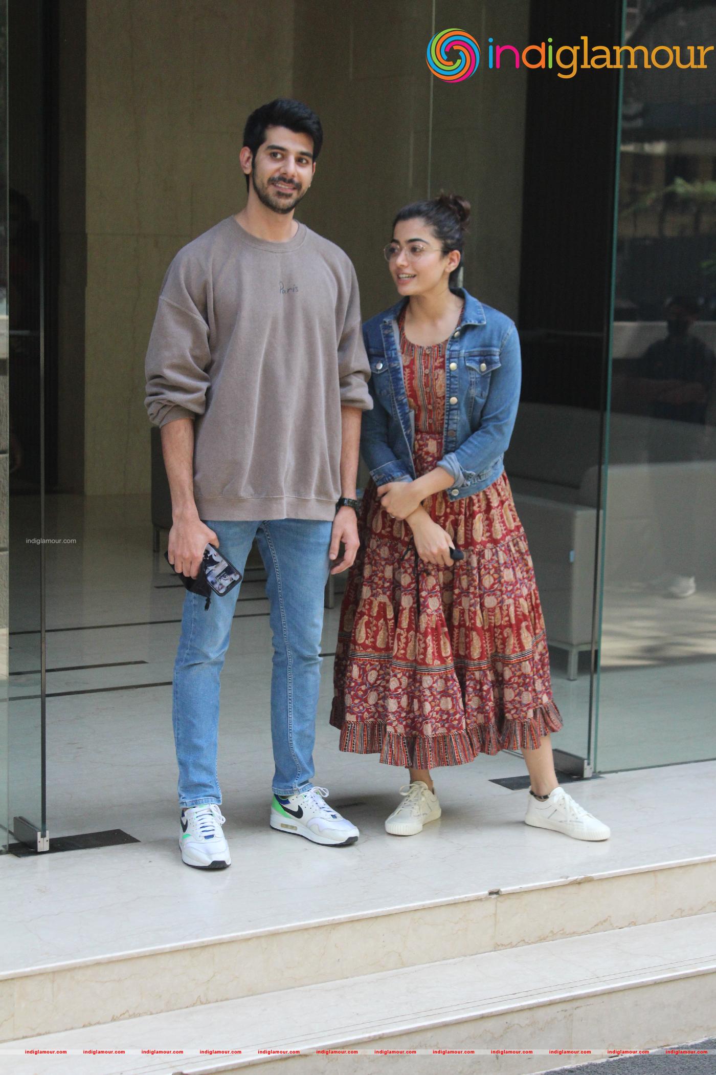Rashmika Mandana and Pavail Gulati Event hd photo