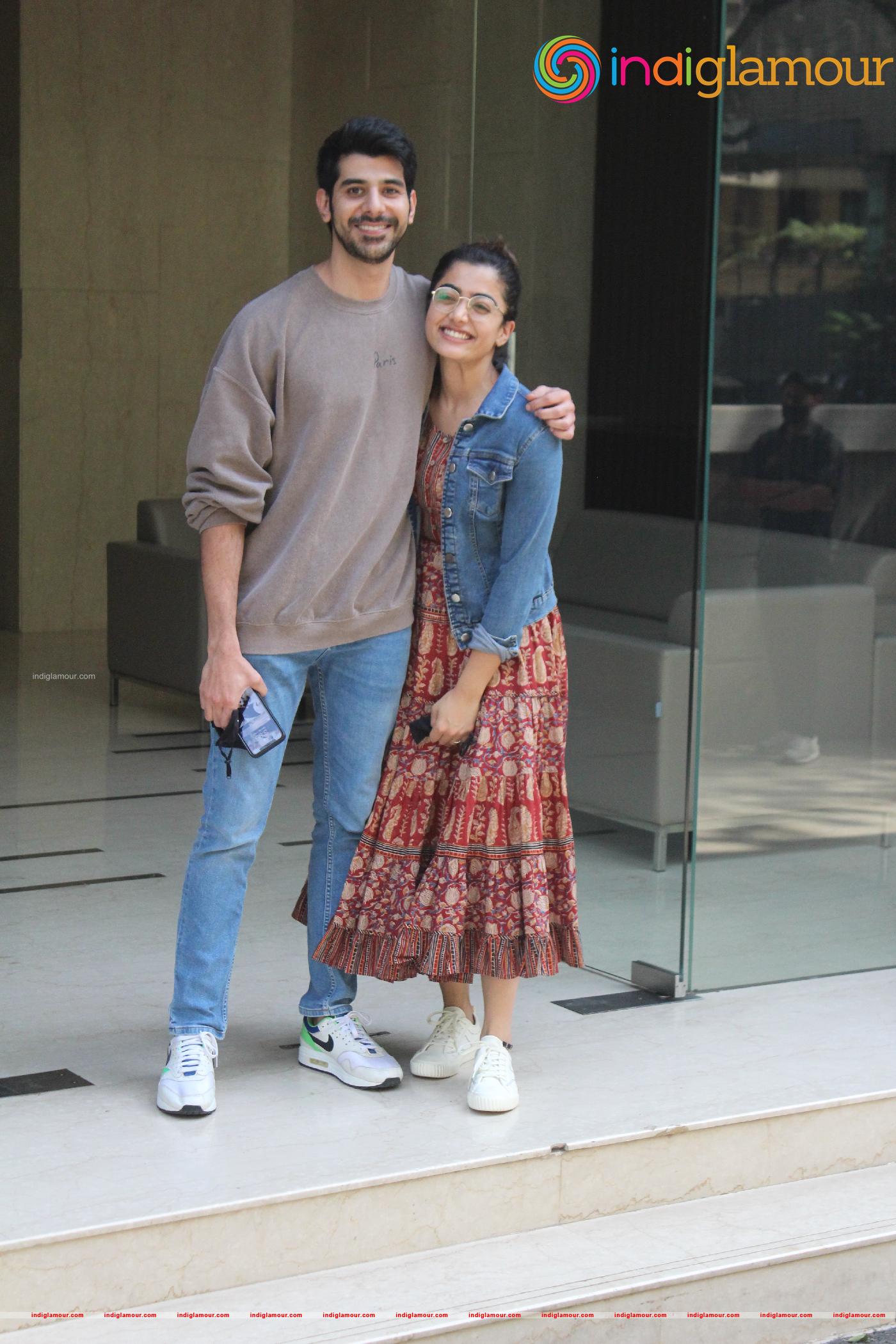 Rashmika Mandana and Pavail Gulati Event hd photo