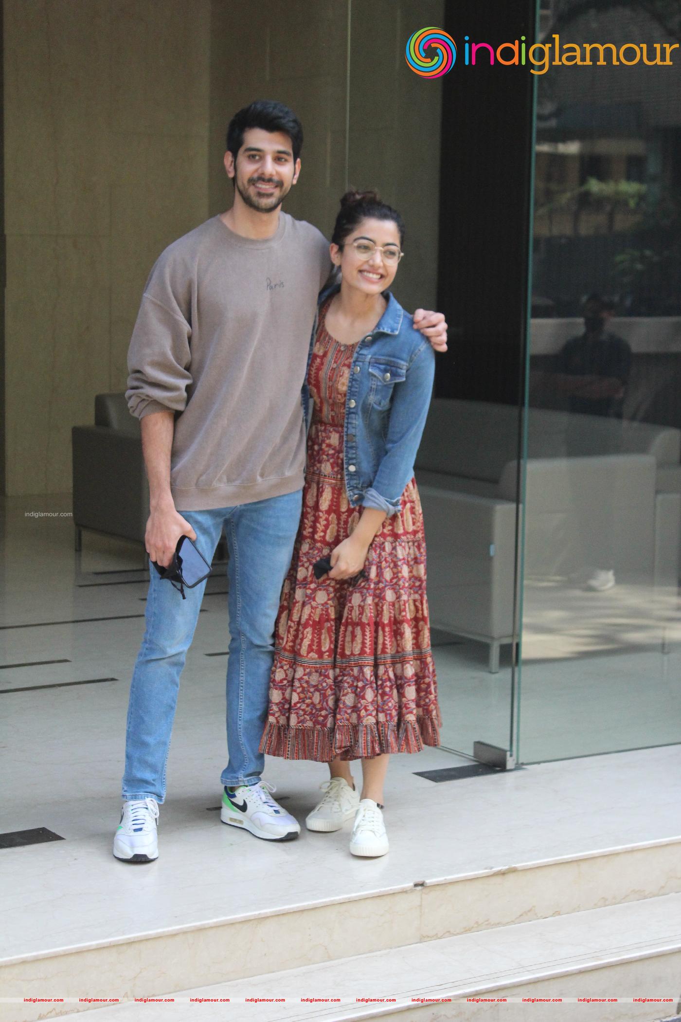 Rashmika Mandana and Pavail Gulati Event hd photo