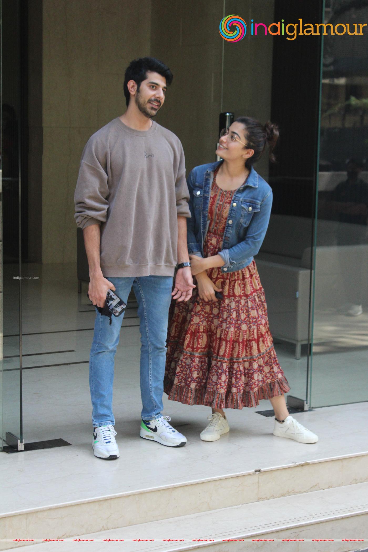 Rashmika Mandana and Pavail Gulati Event hd photo