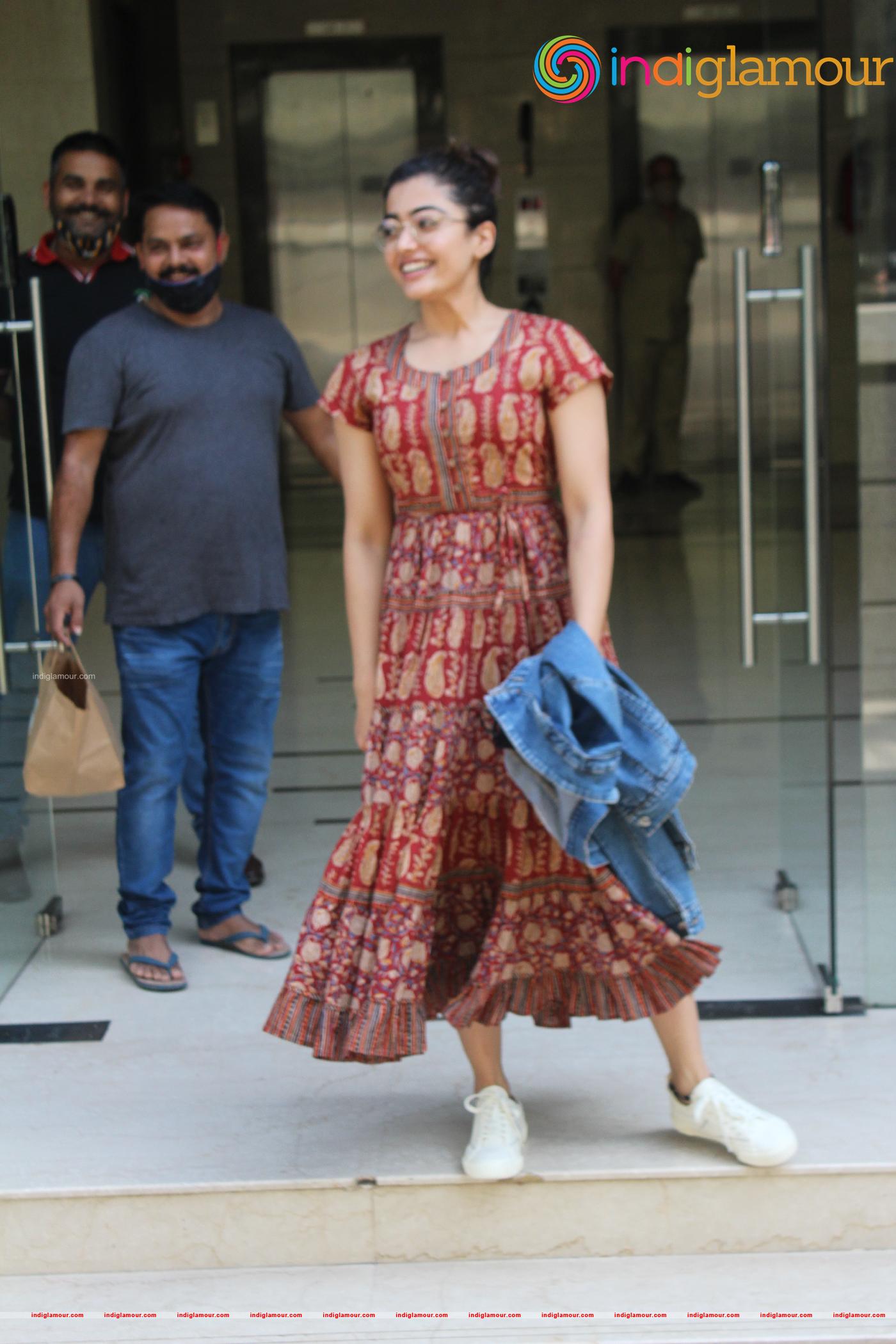Rashmika Mandana and Pavail Gulati Event hd photo
