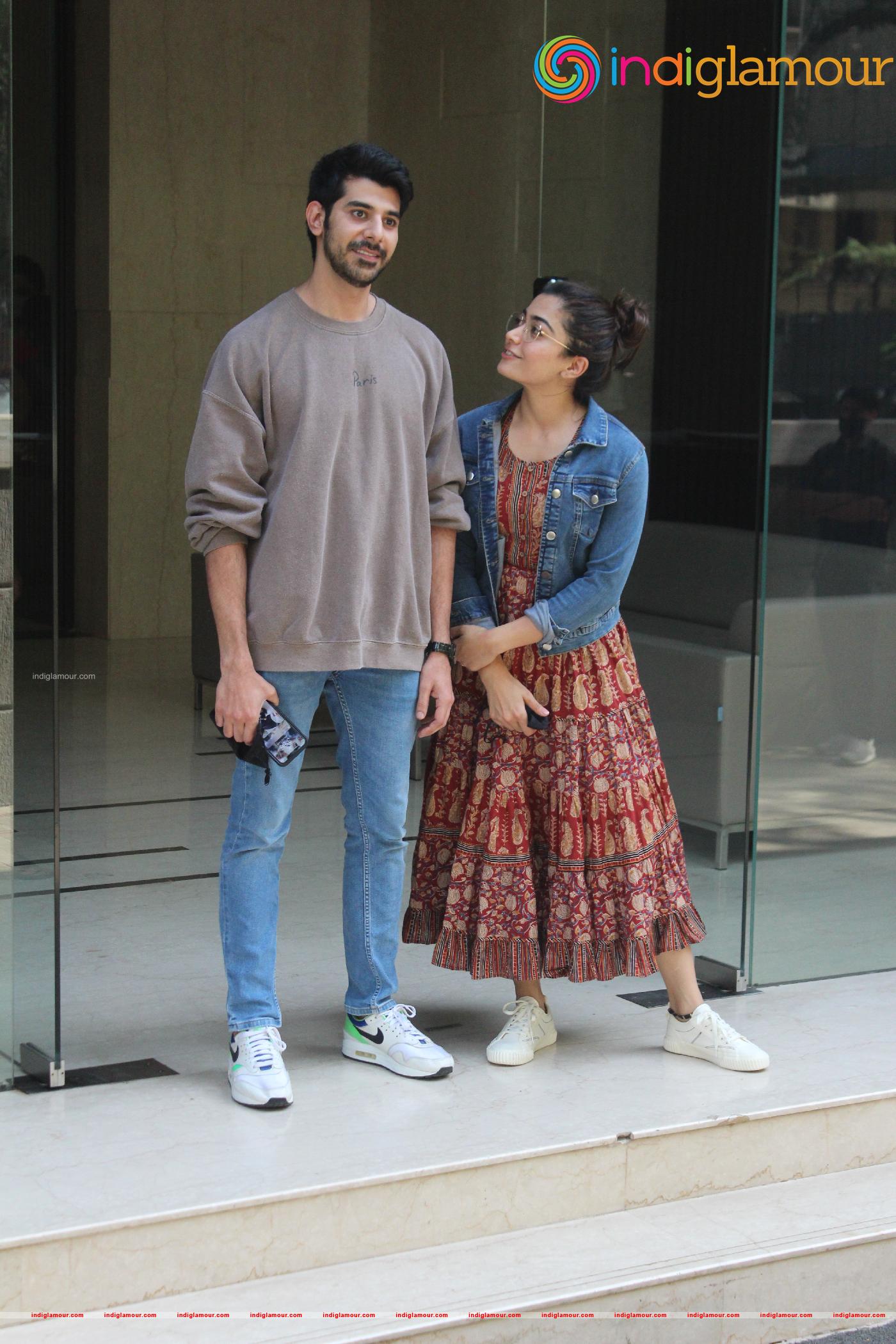 Rashmika Mandana and Pavail Gulati Event hd photo
